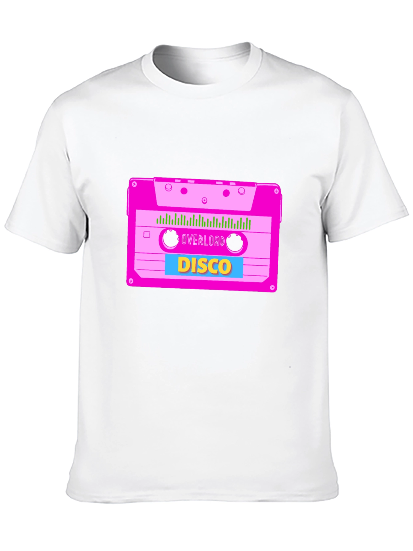 Retro Disco Cassette Graphic Tee