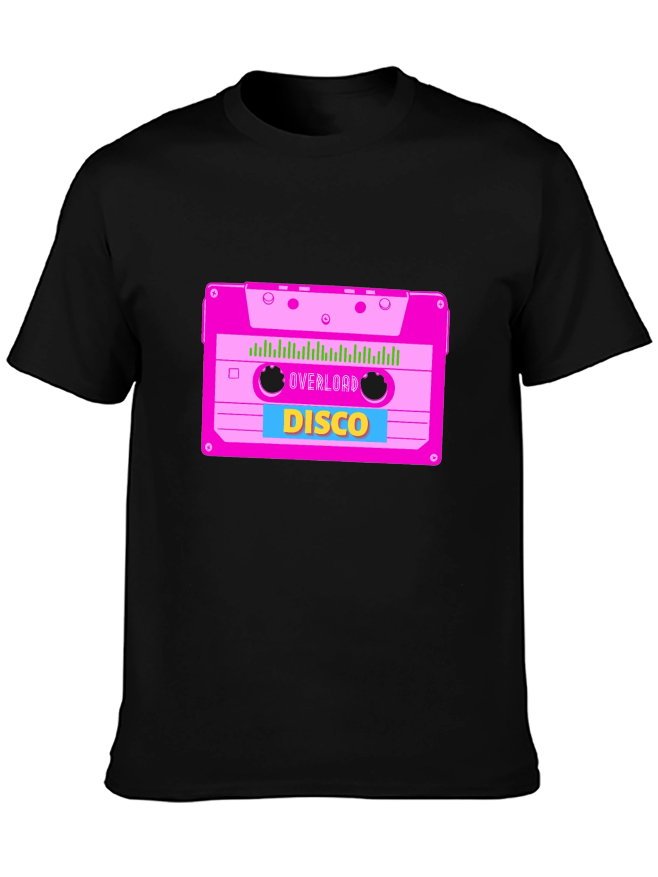 Retro Disco Cassette Graphic Tee