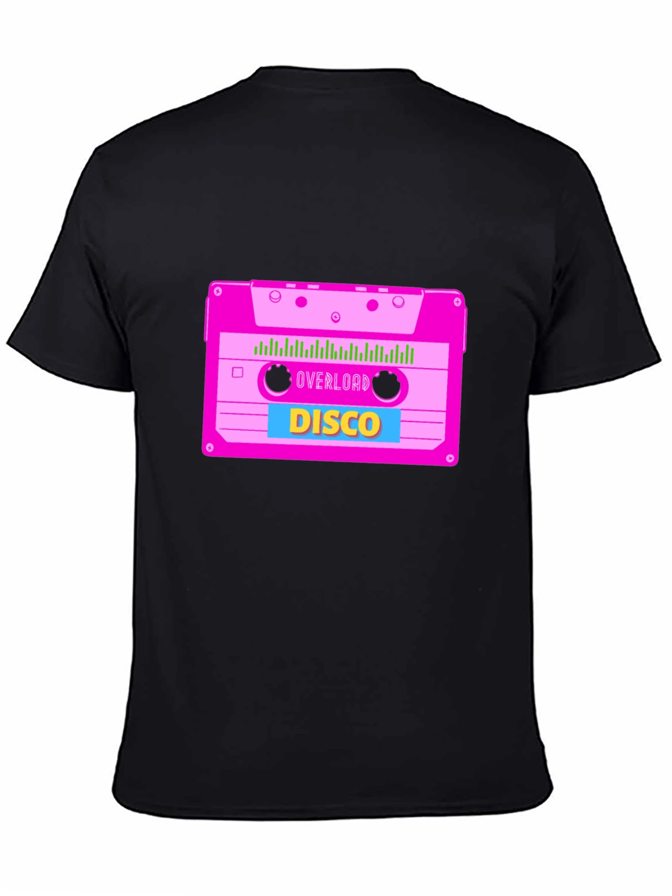 Retro Disco Cassette Graphic Tee
