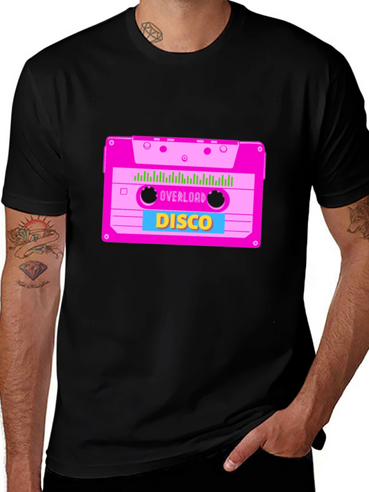 Retro Disco Cassette Graphic Tee