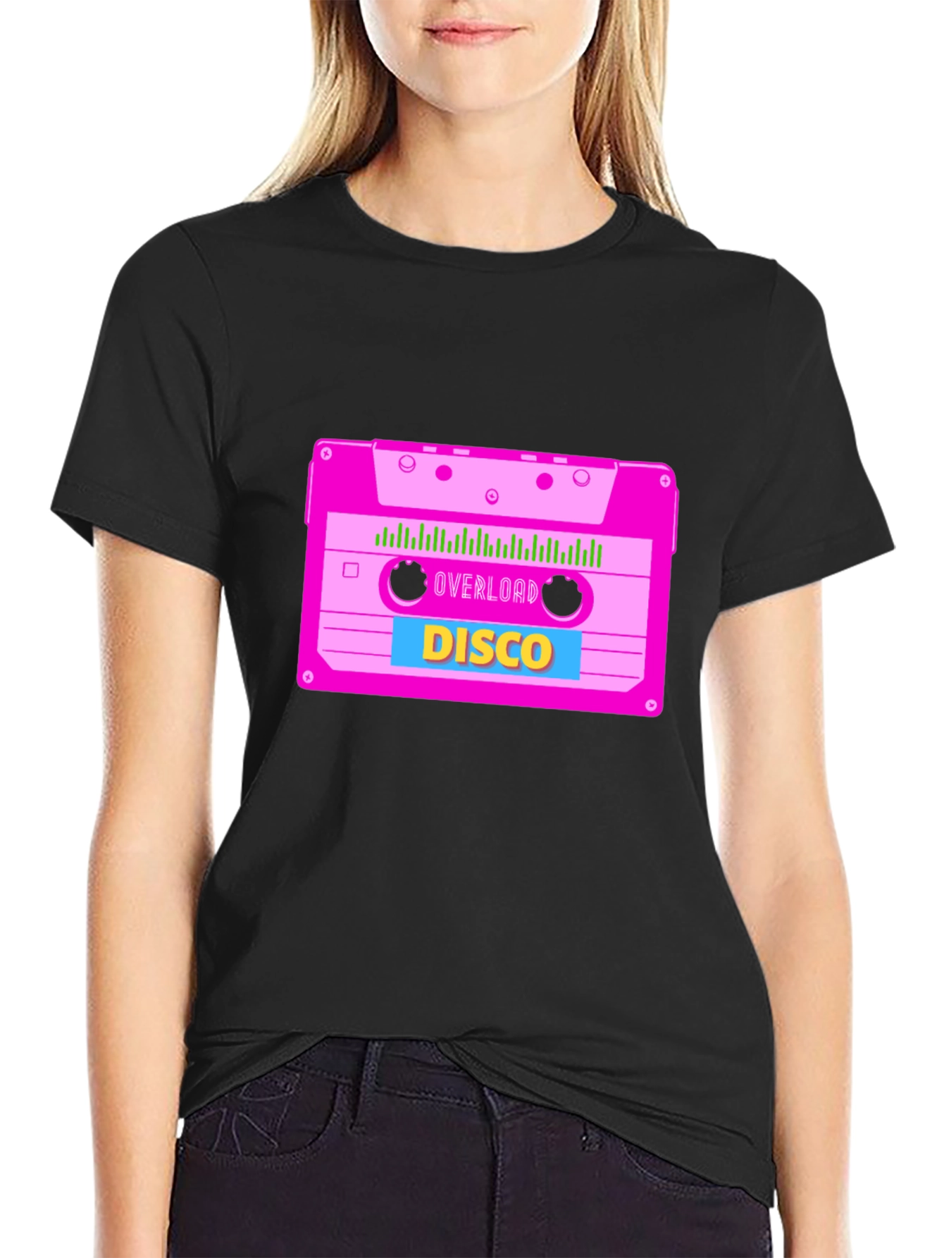 Retro Disco Cassette Graphic Tee