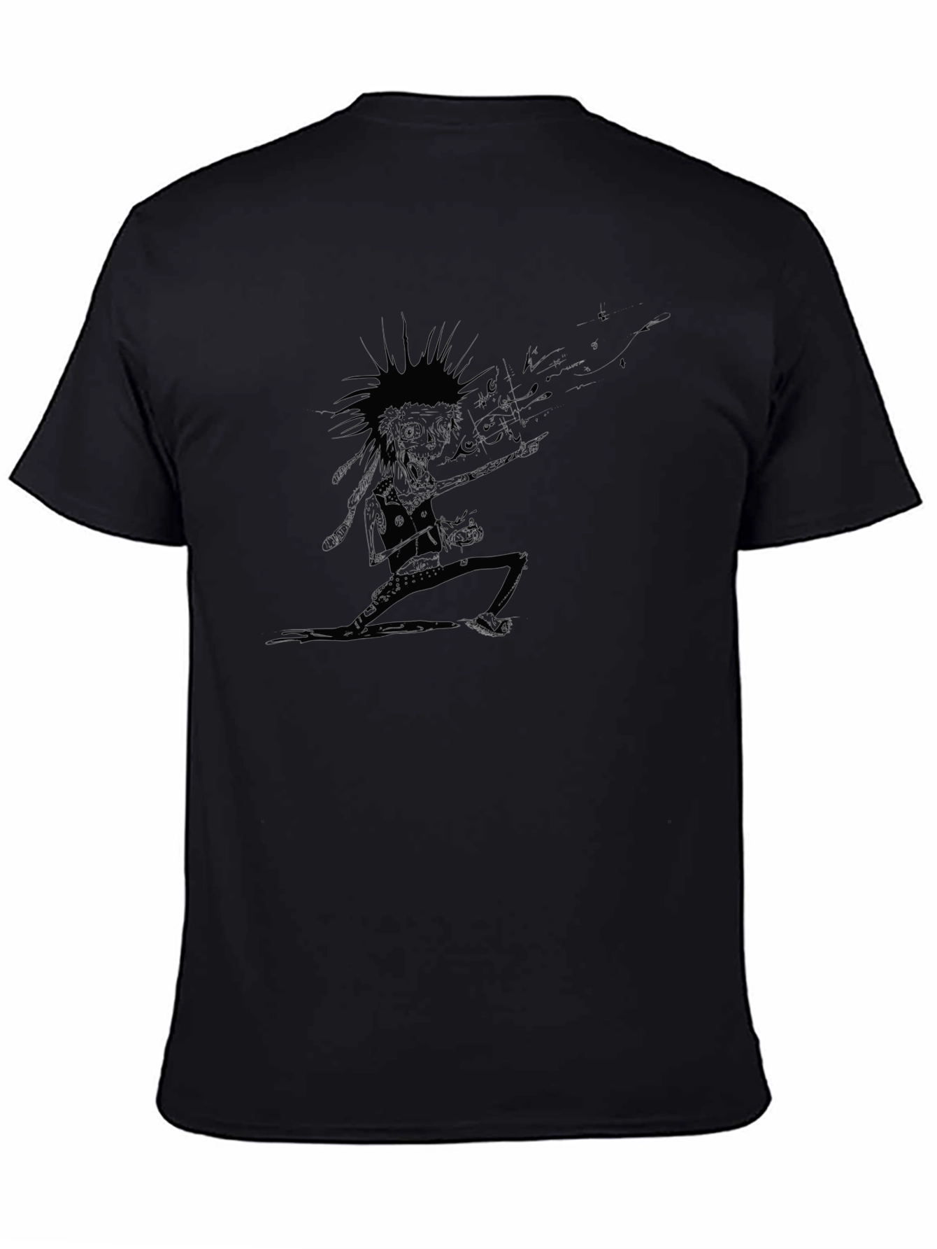 Punk Rock Skeleton Guitarist T-Shirt