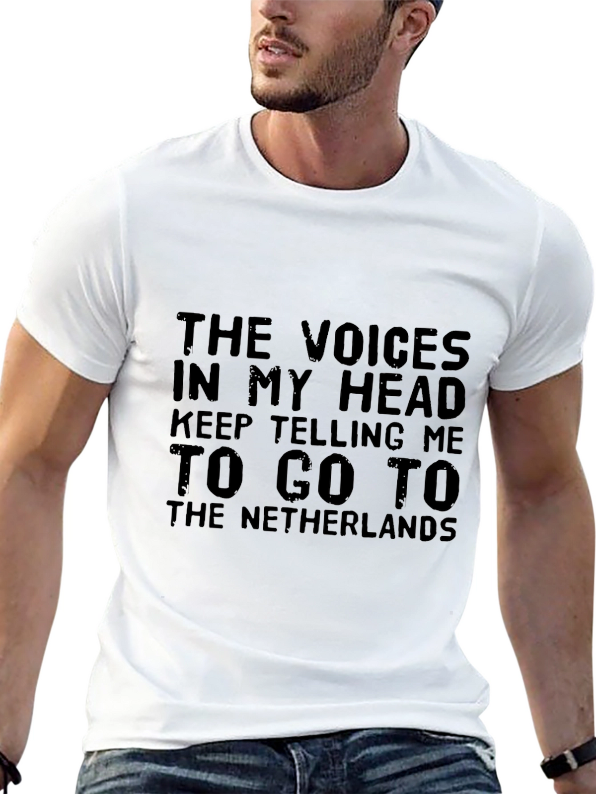 Funny Netherlands T-Shirt: Voices In My Head