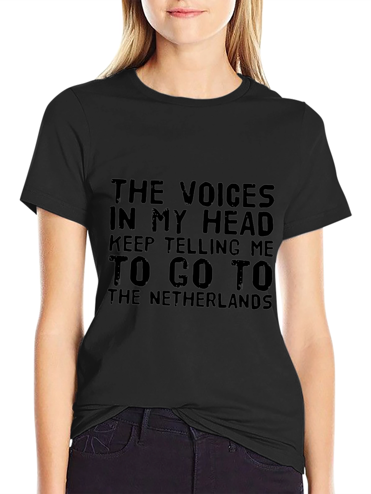 Funny Netherlands T-Shirt: Voices In My Head