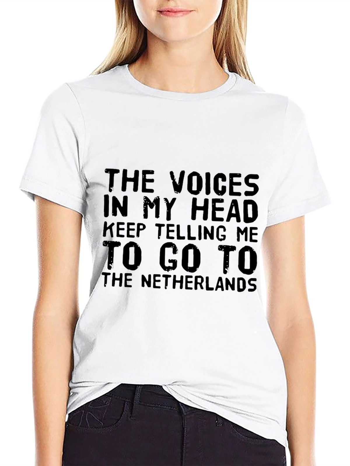 Funny Netherlands T-Shirt: Voices In My Head