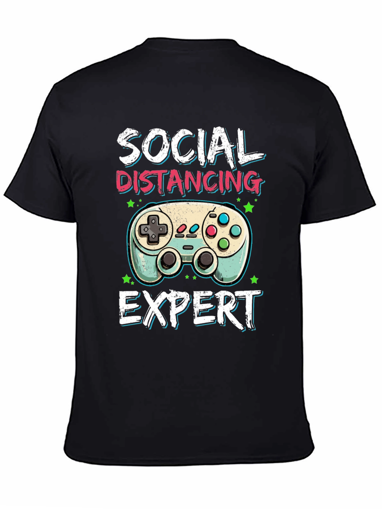 Social Distancing Expert Gamer T-Shirt