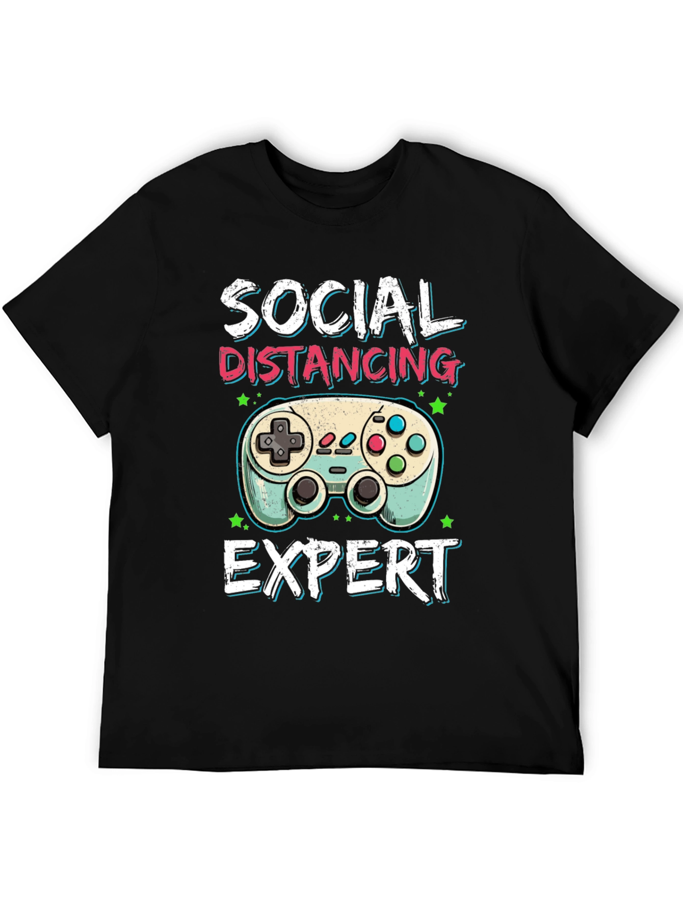Social Distancing Expert Gamer T-Shirt