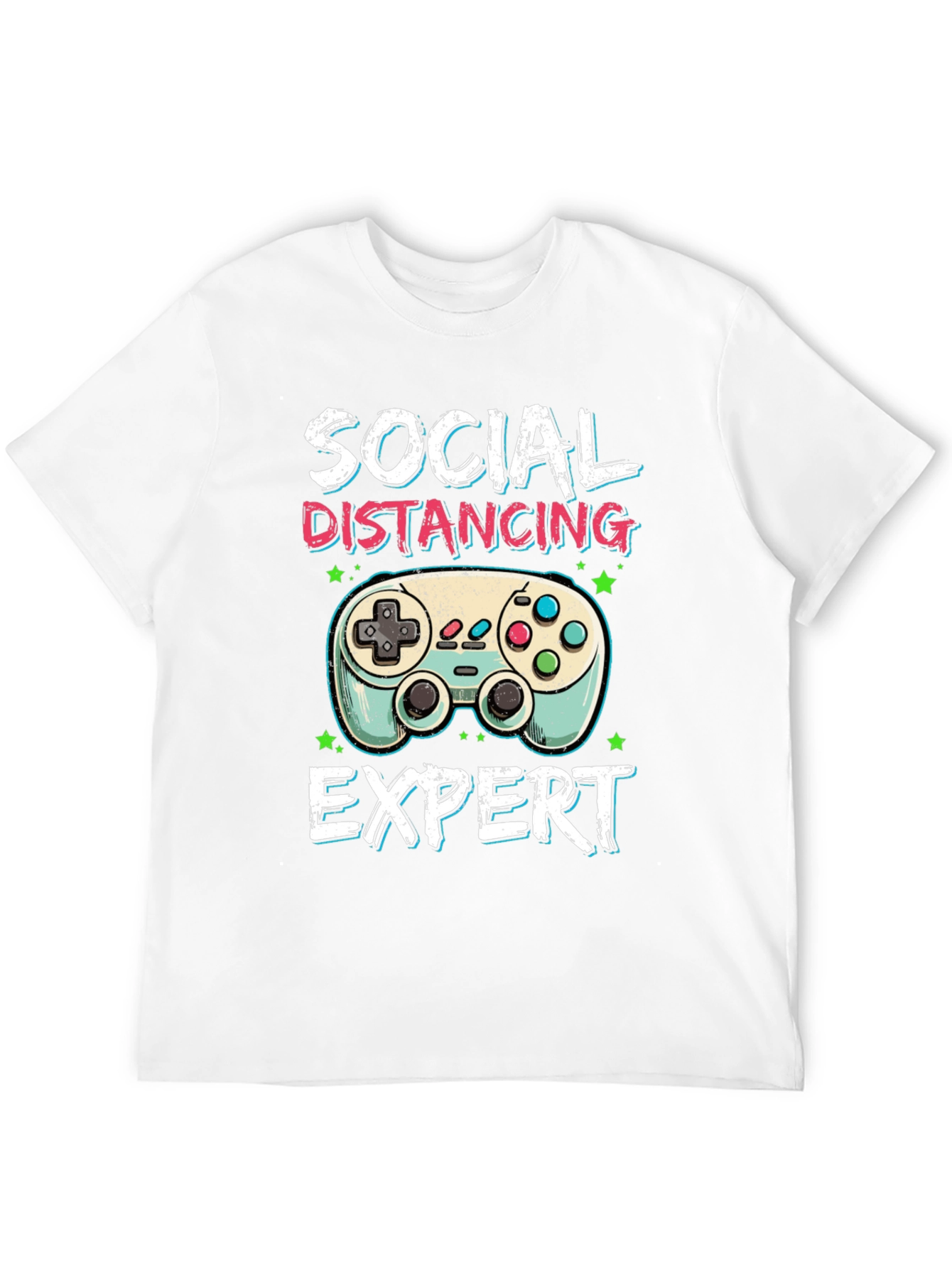 Social Distancing Expert Gamer T-Shirt