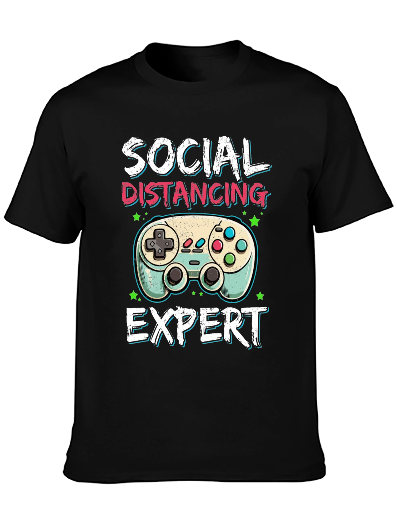 Social Distancing Expert Gamer T-Shirt