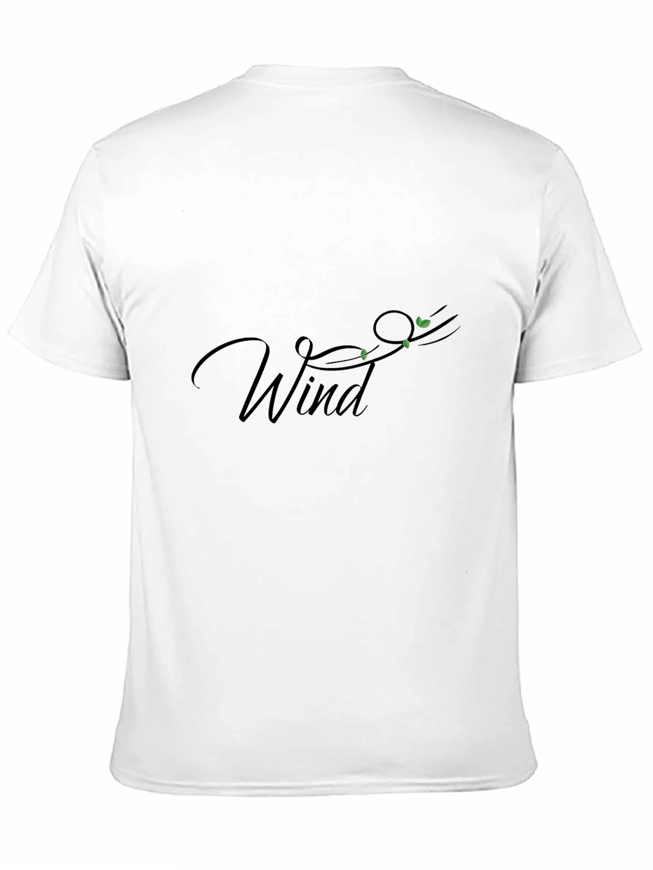 Wind Graphic Black Tee - Stylish & Comfortable