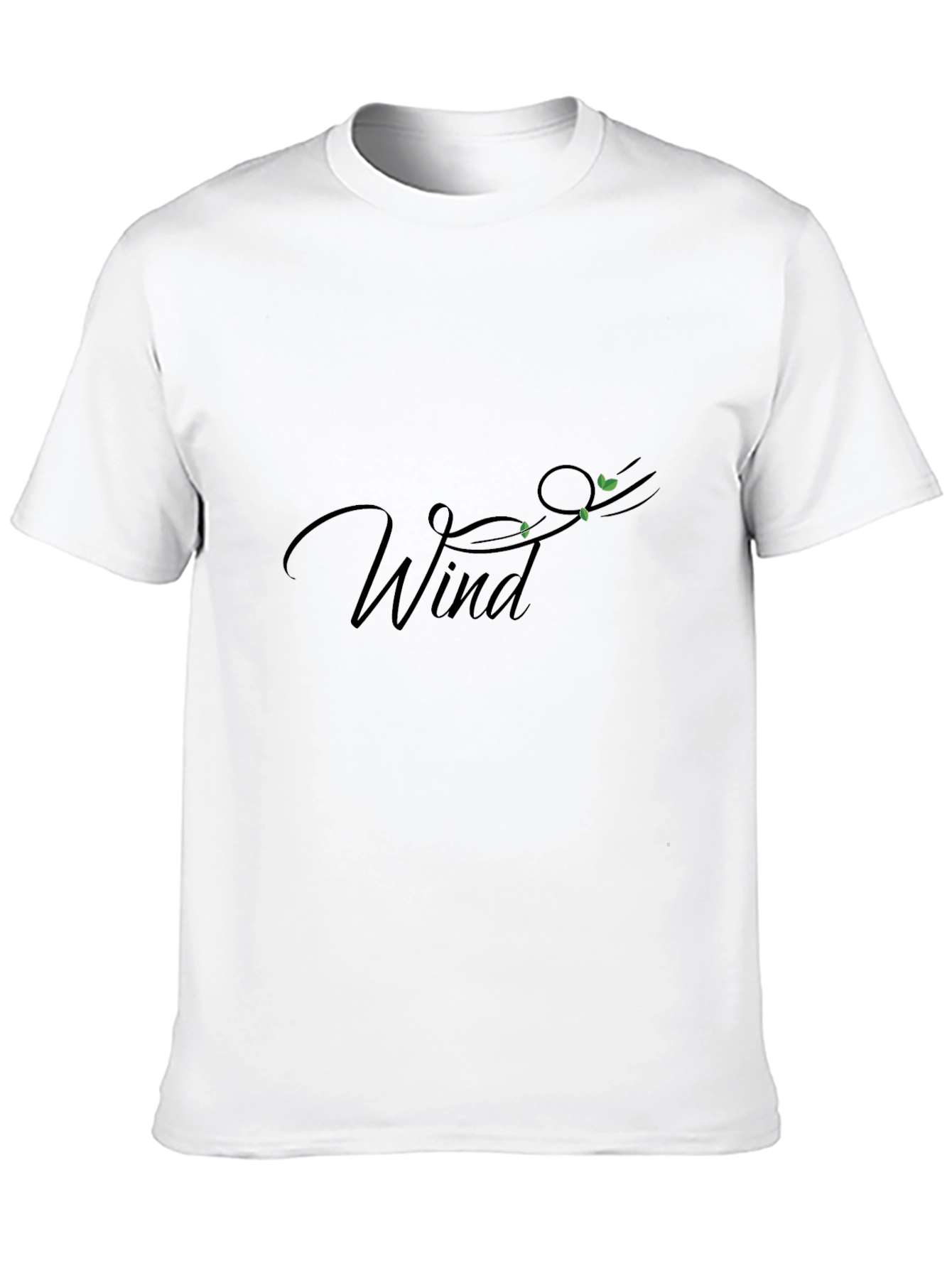 Wind Graphic Black Tee - Stylish & Comfortable