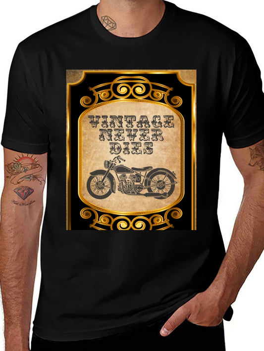 Vintage Motorcycle T-Shirt - Never Dies