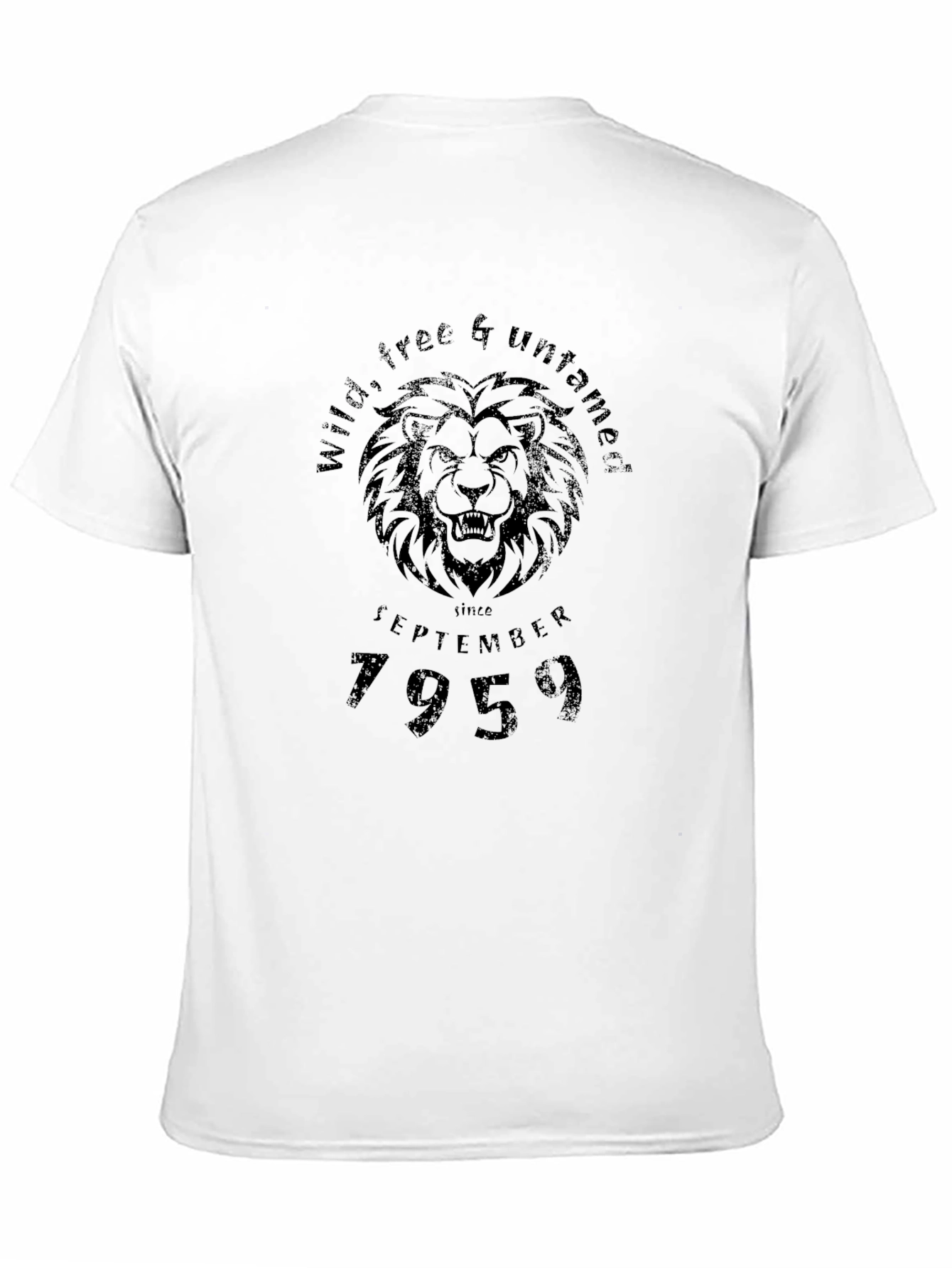 Wild Free & Untamed Lion Graphic T-Shirt