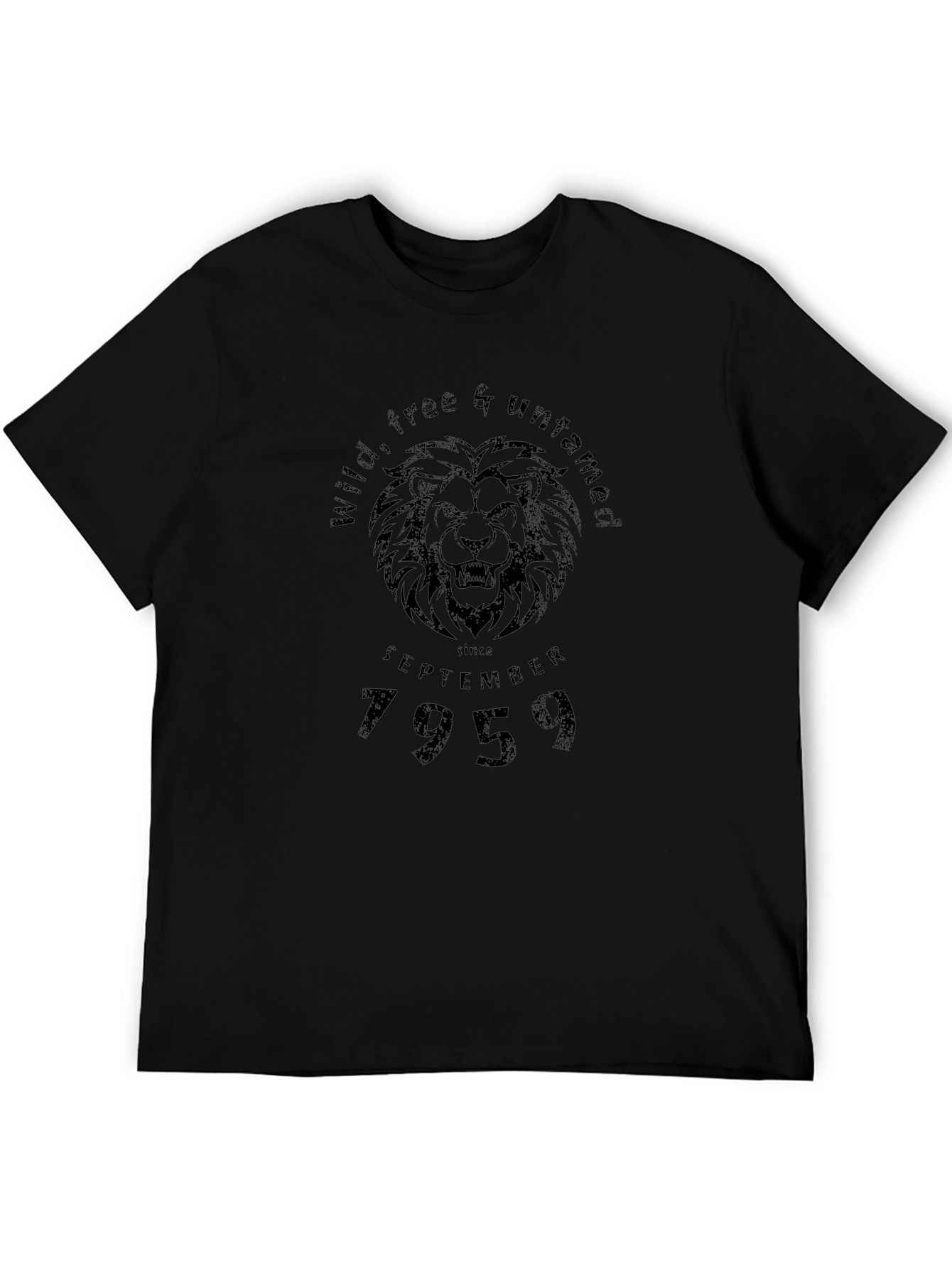 Wild Free & Untamed Lion Graphic T-Shirt