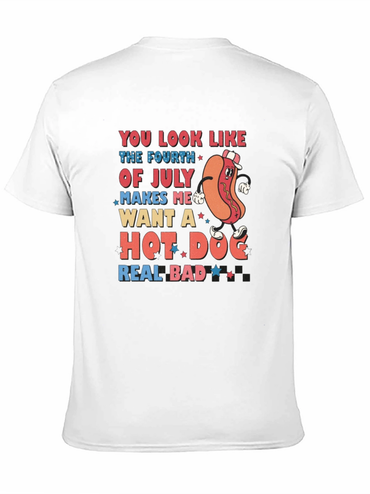 Fourth of July Hot Dog T-Shirt