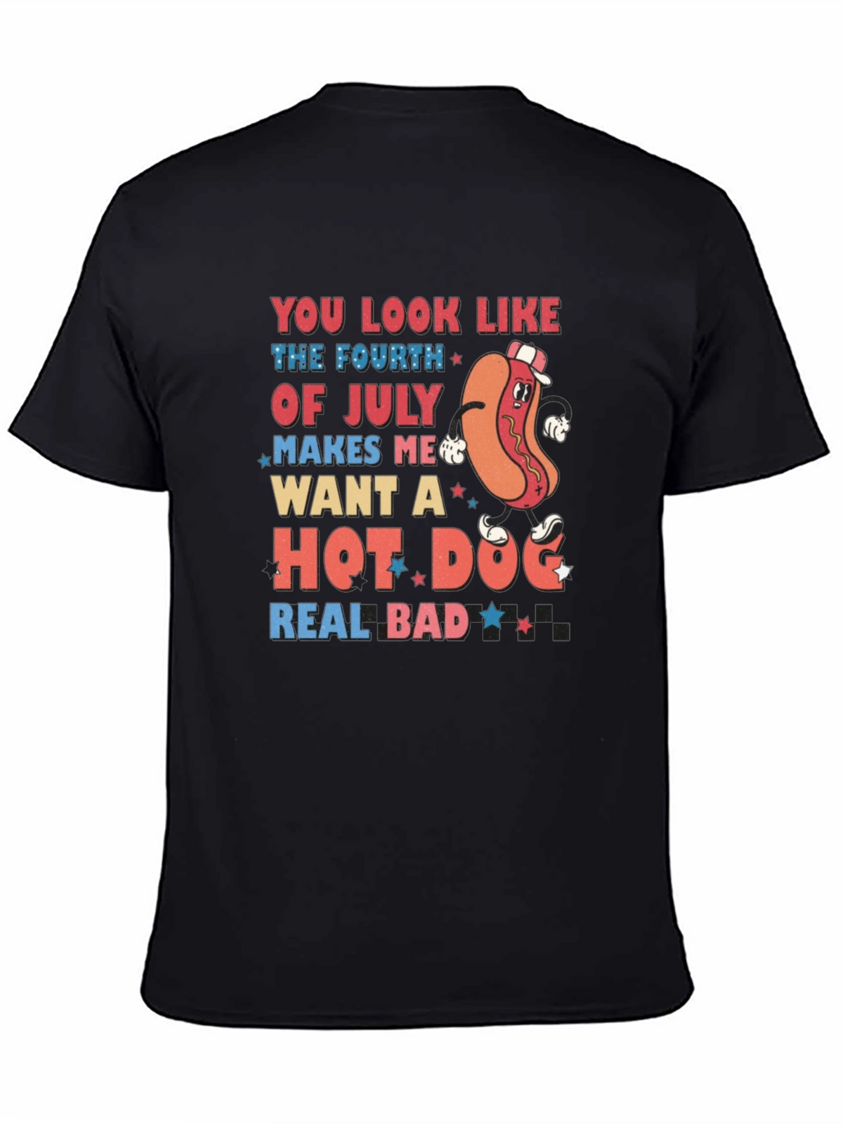 Fourth of July Hot Dog T-Shirt