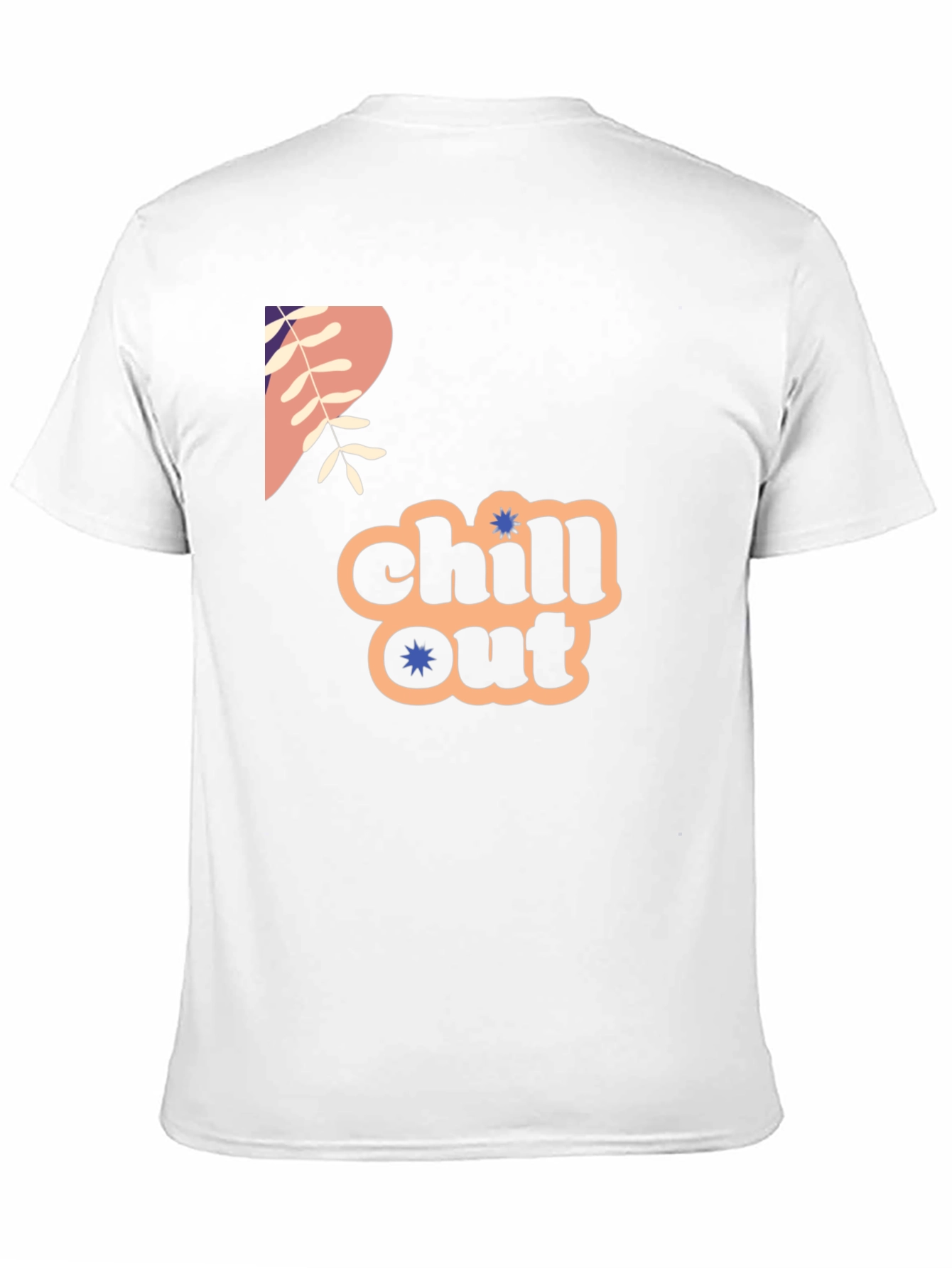Chill Out Graphic Print Crew Neck Tee