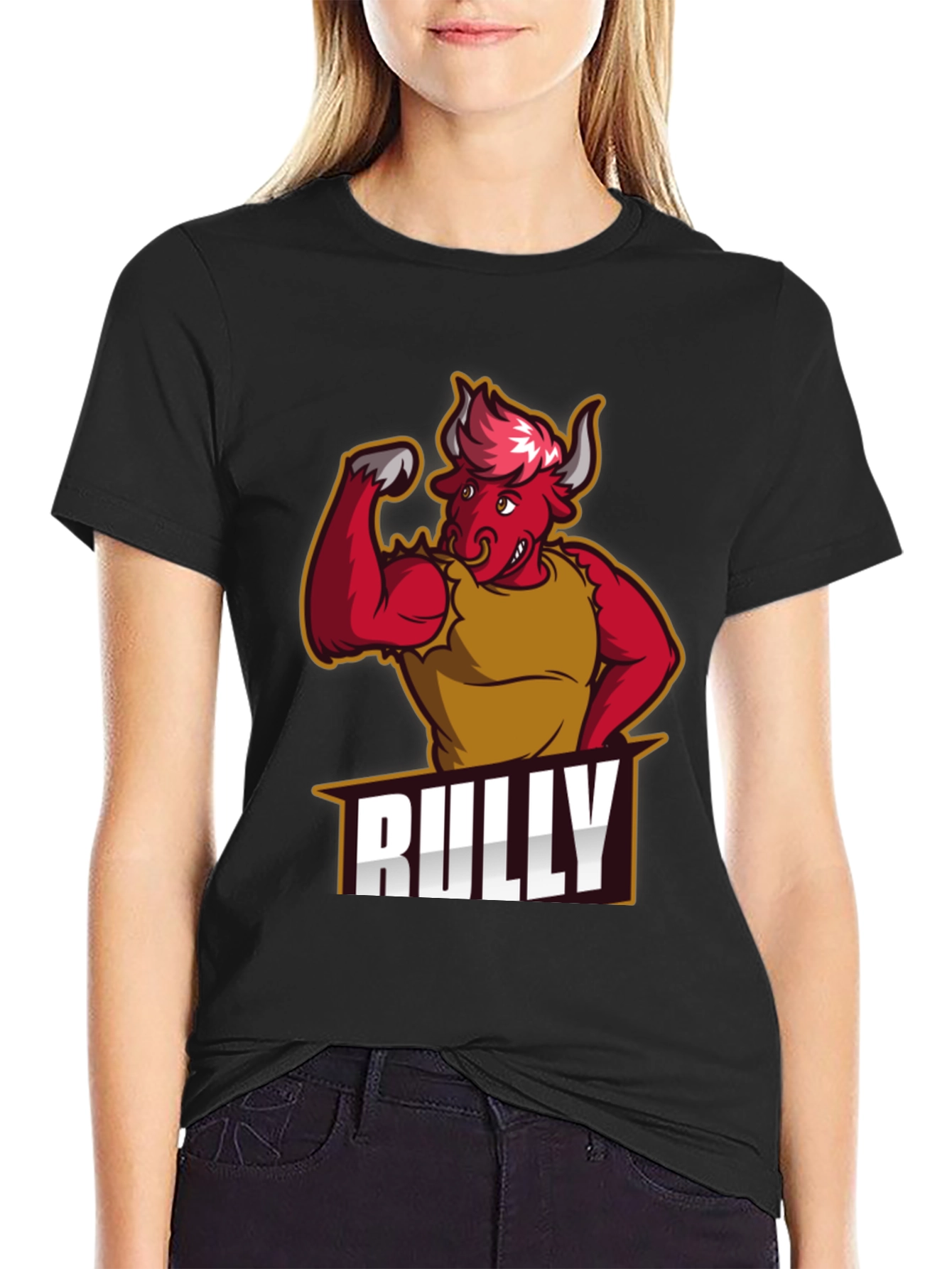 Bully Cartoon Graphic T-Shirt