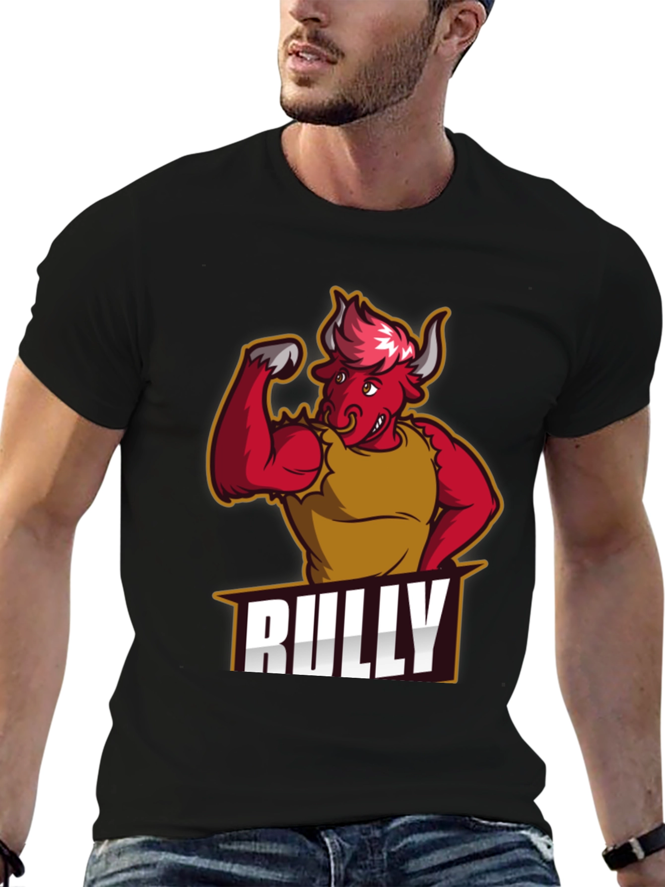Bully Cartoon Graphic T-Shirt