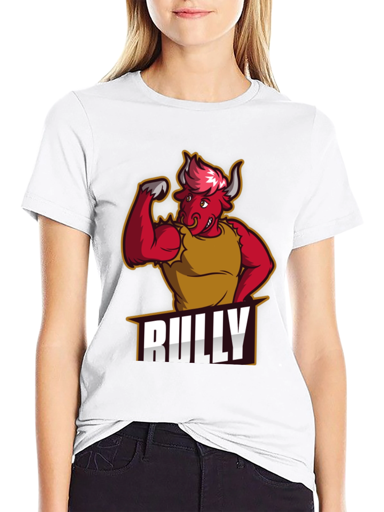 Bully Cartoon Graphic T-Shirt