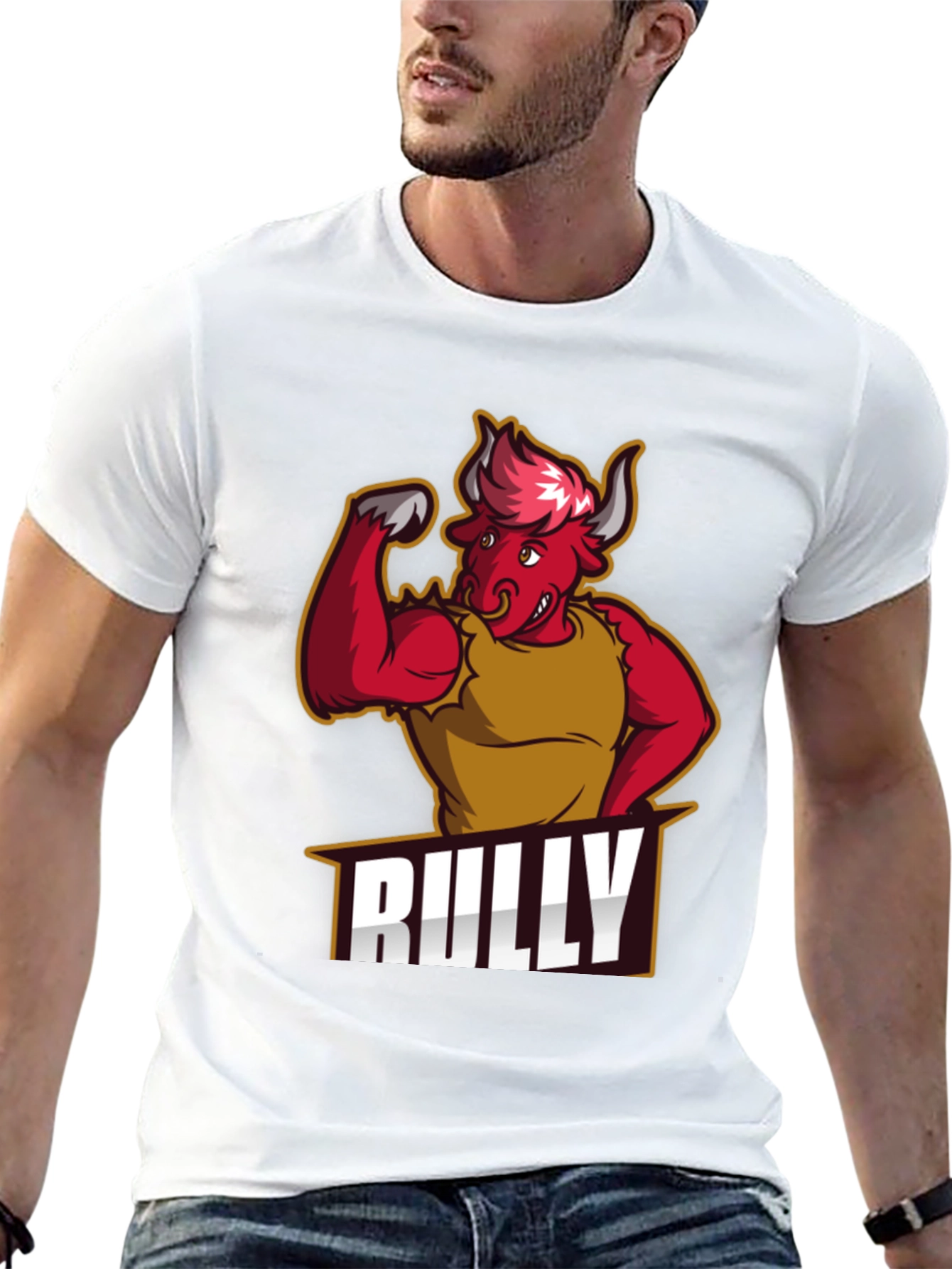 Bully Cartoon Graphic T-Shirt