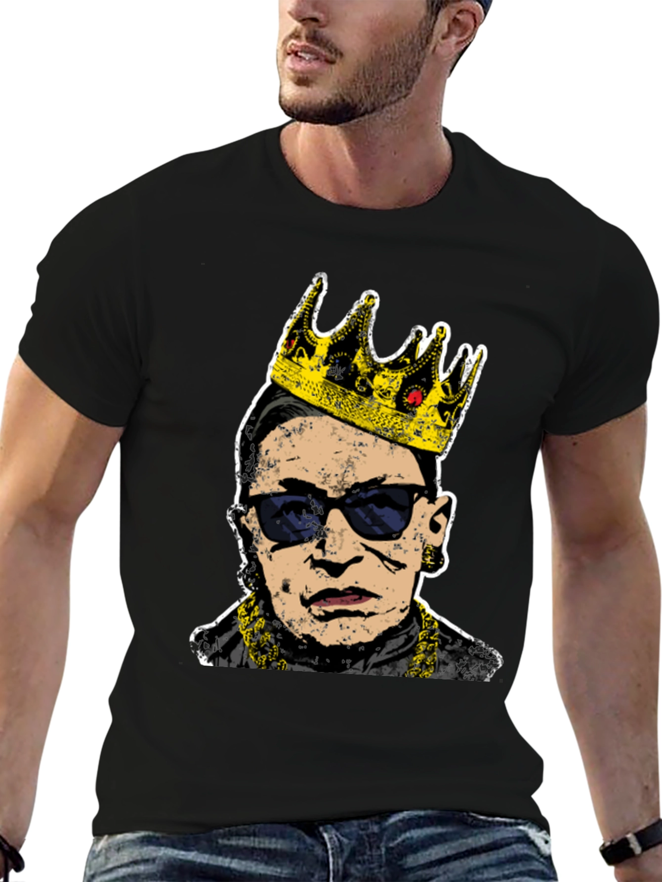 RBG Crowned Graphic Tee - Black