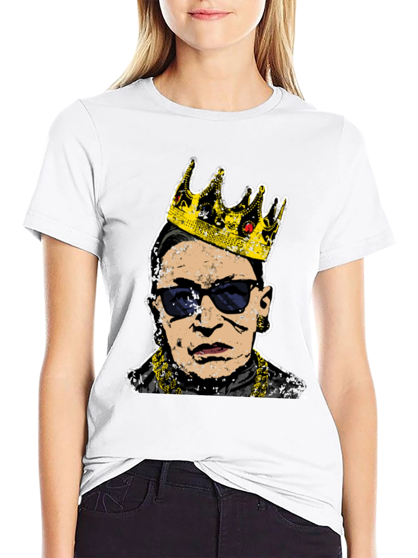 RBG Crowned Graphic Tee - Black