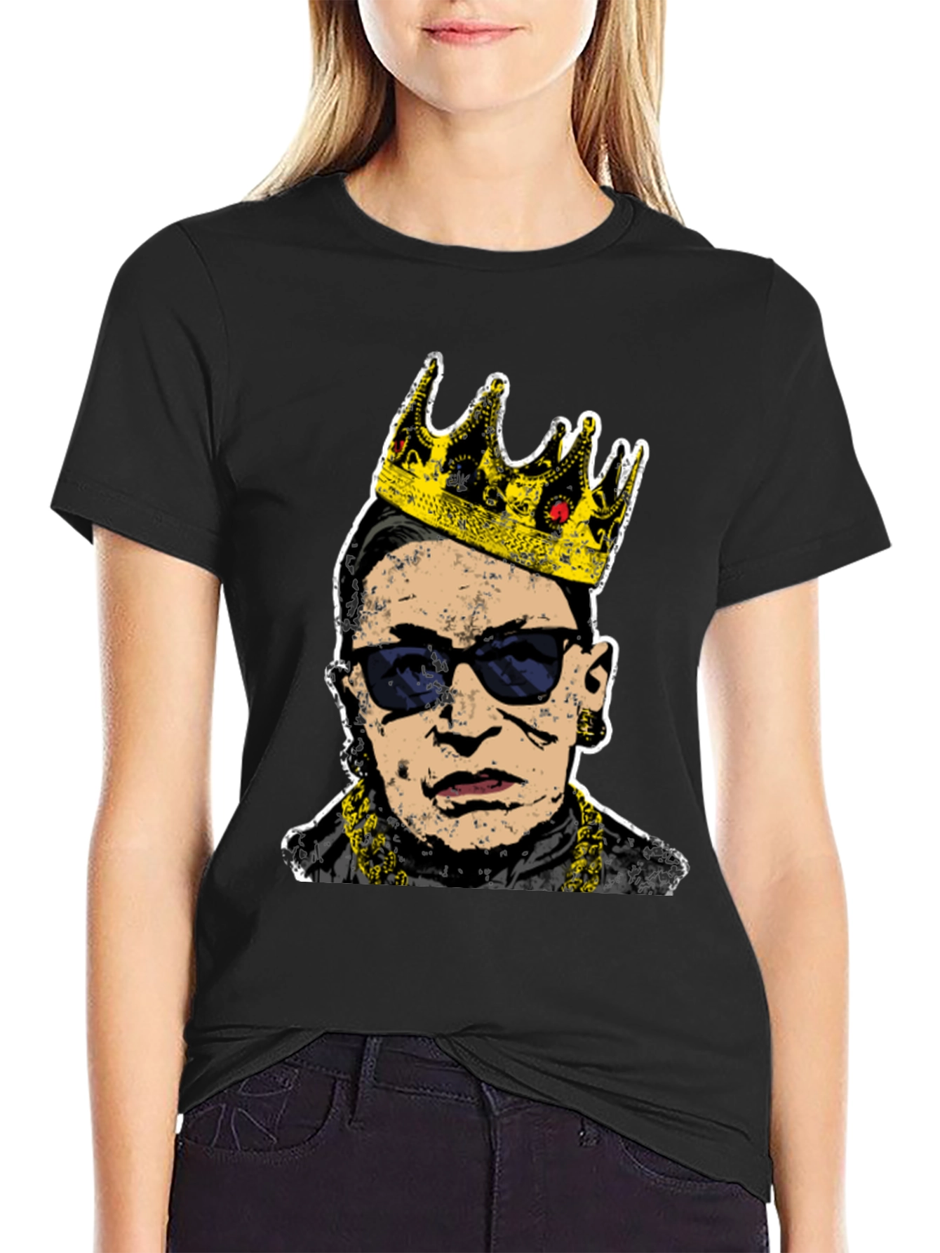 RBG Crowned Graphic Tee - Black