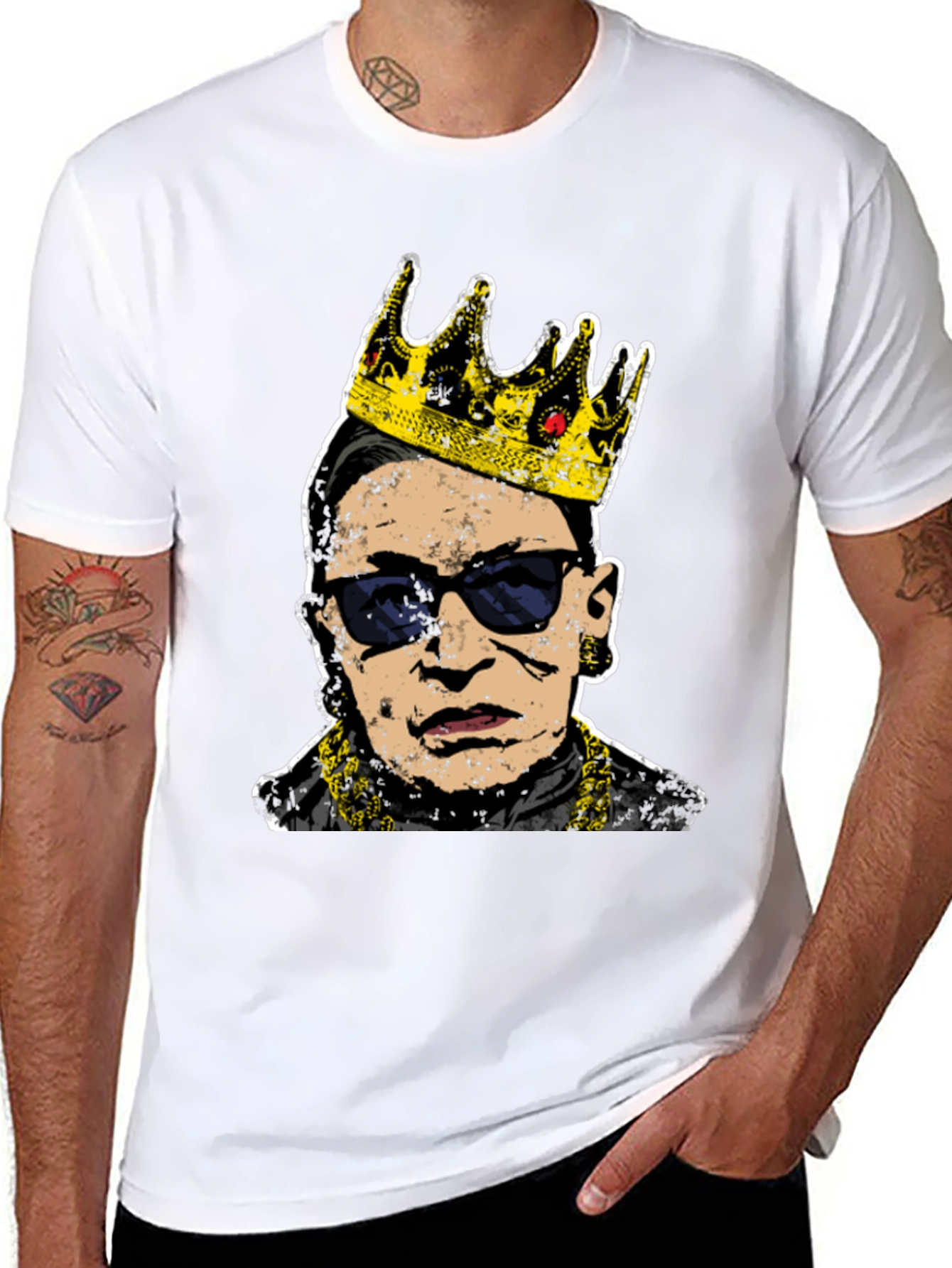 RBG Crowned Graphic Tee - Black