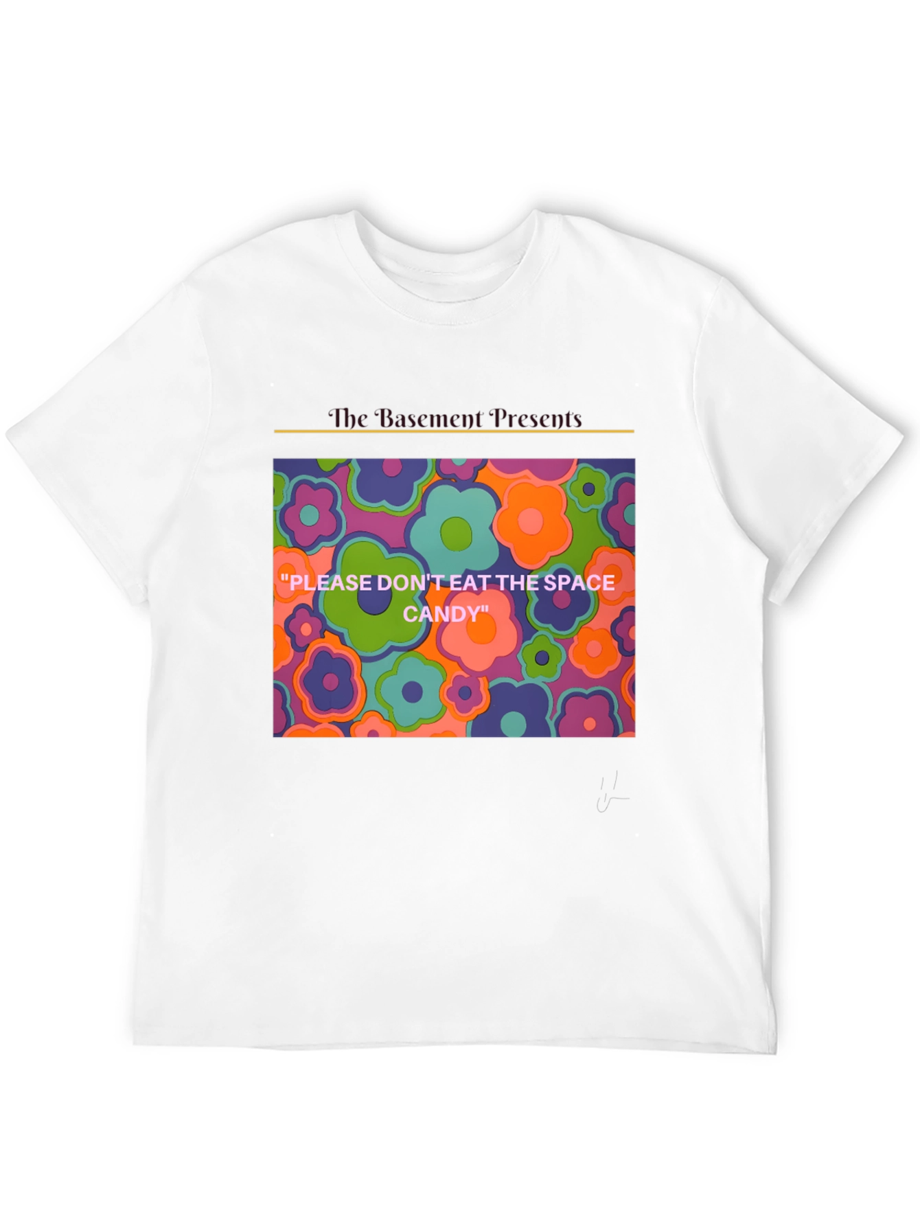 Psychedelic Floral T-Shirt - Space Candy Design