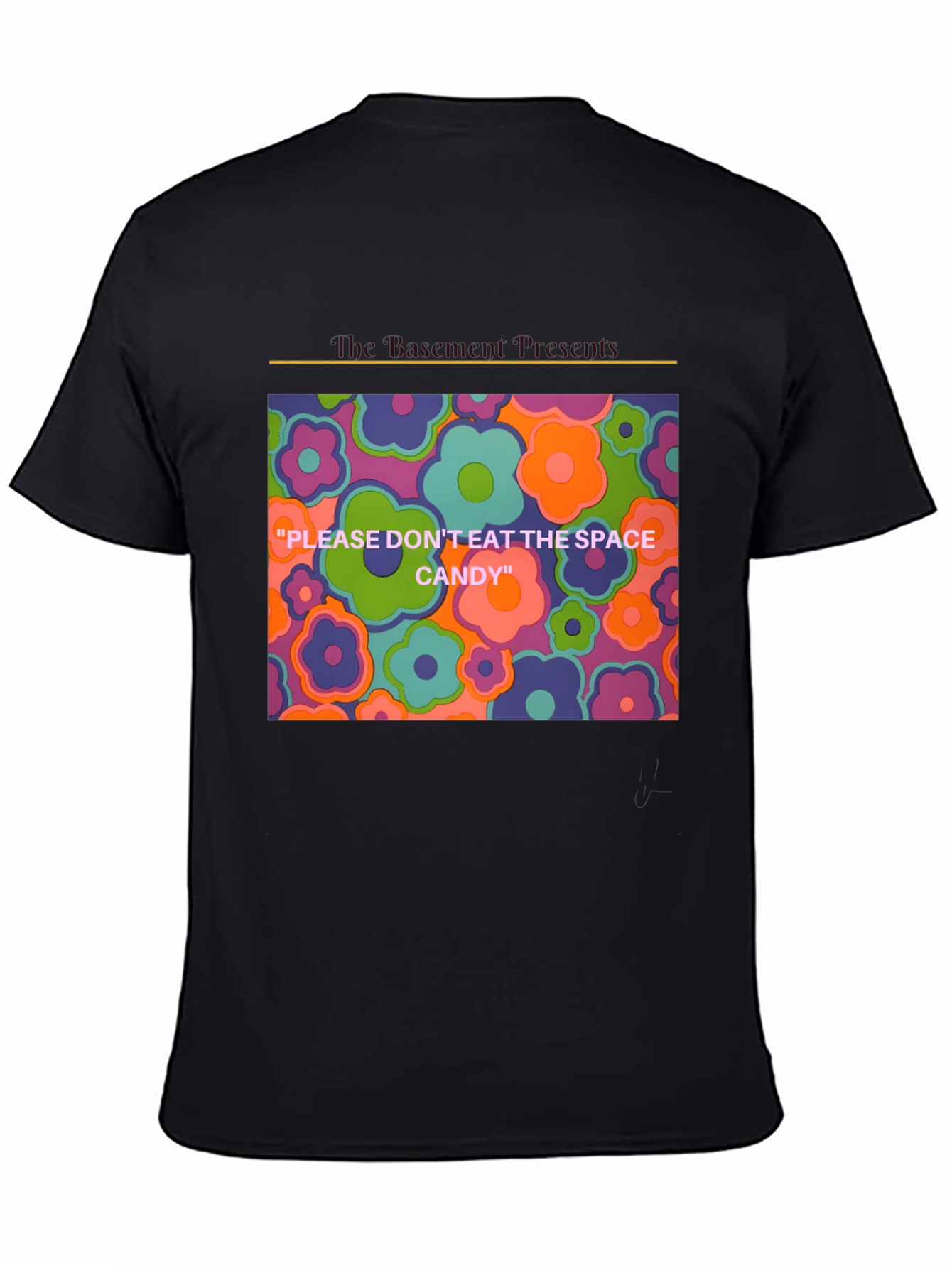 Psychedelic Floral T-Shirt - Space Candy Design