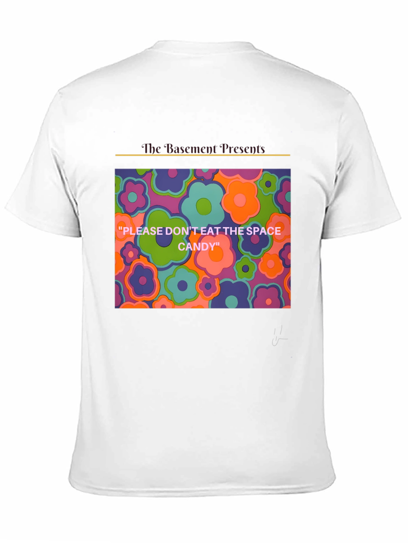 Psychedelic Floral T-Shirt - Space Candy Design
