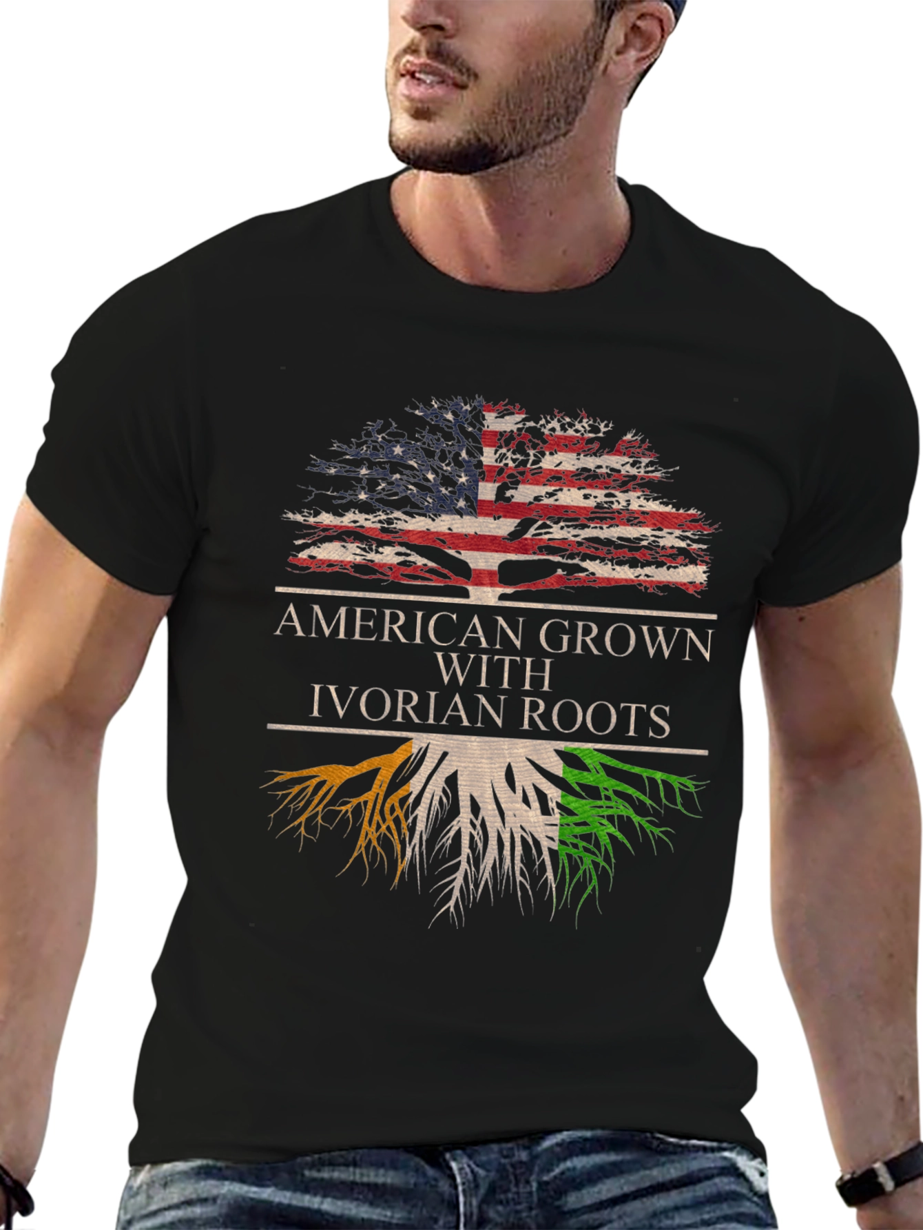 American Grown Ivorian Roots T-Shirt