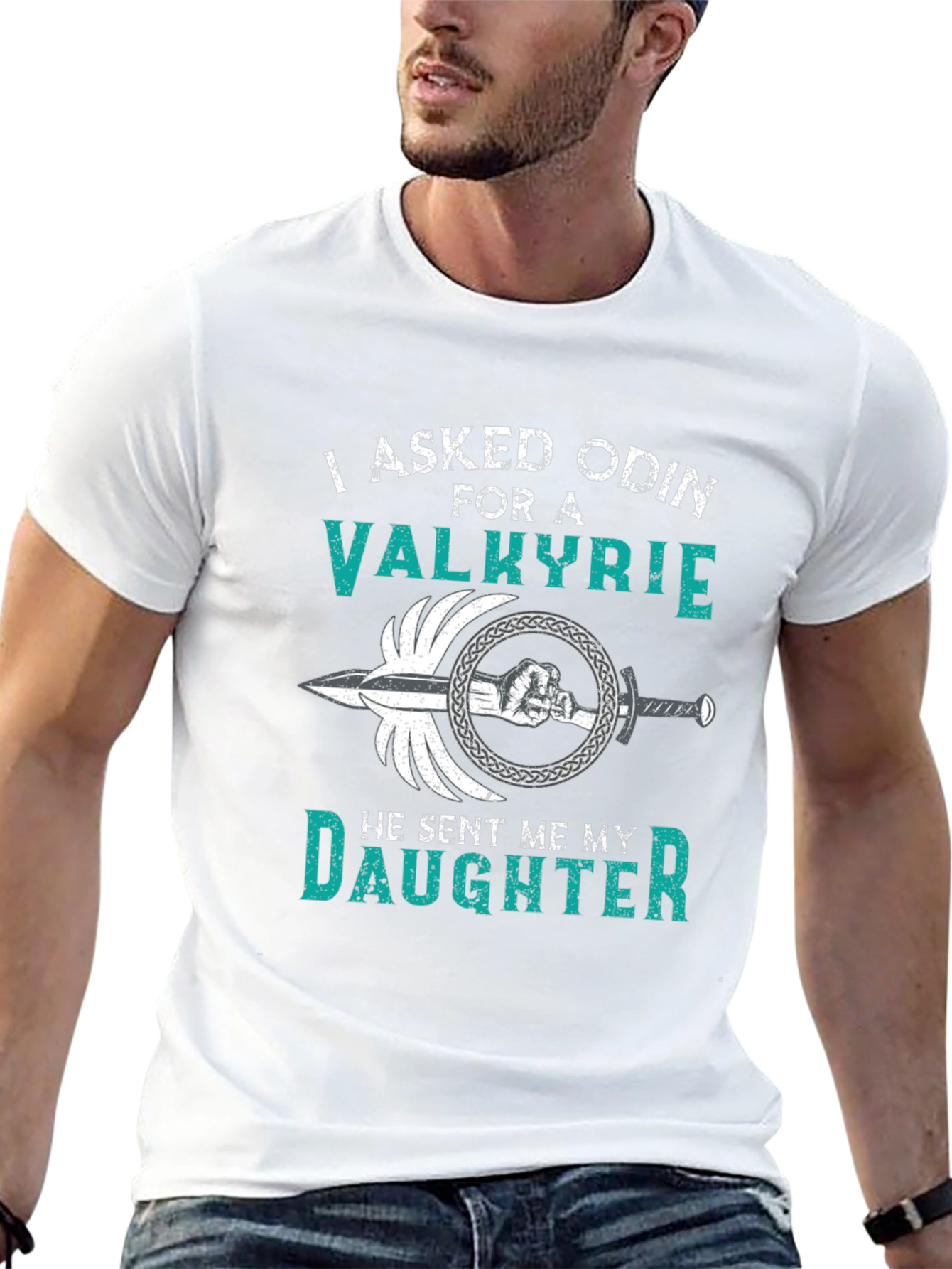 Viking Dad T-Shirt - Valkyrie Daughter