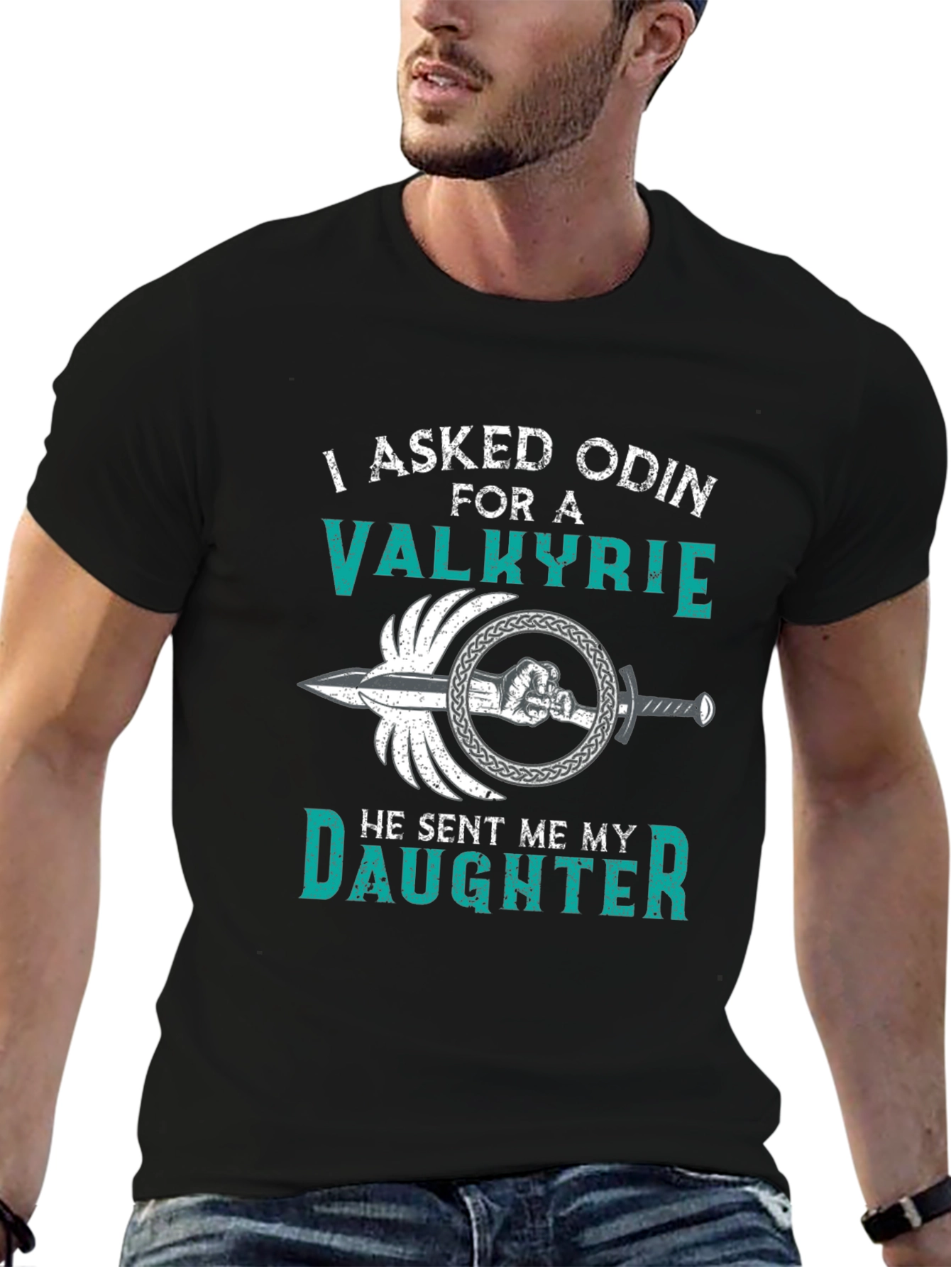 Viking Dad T-Shirt - Valkyrie Daughter