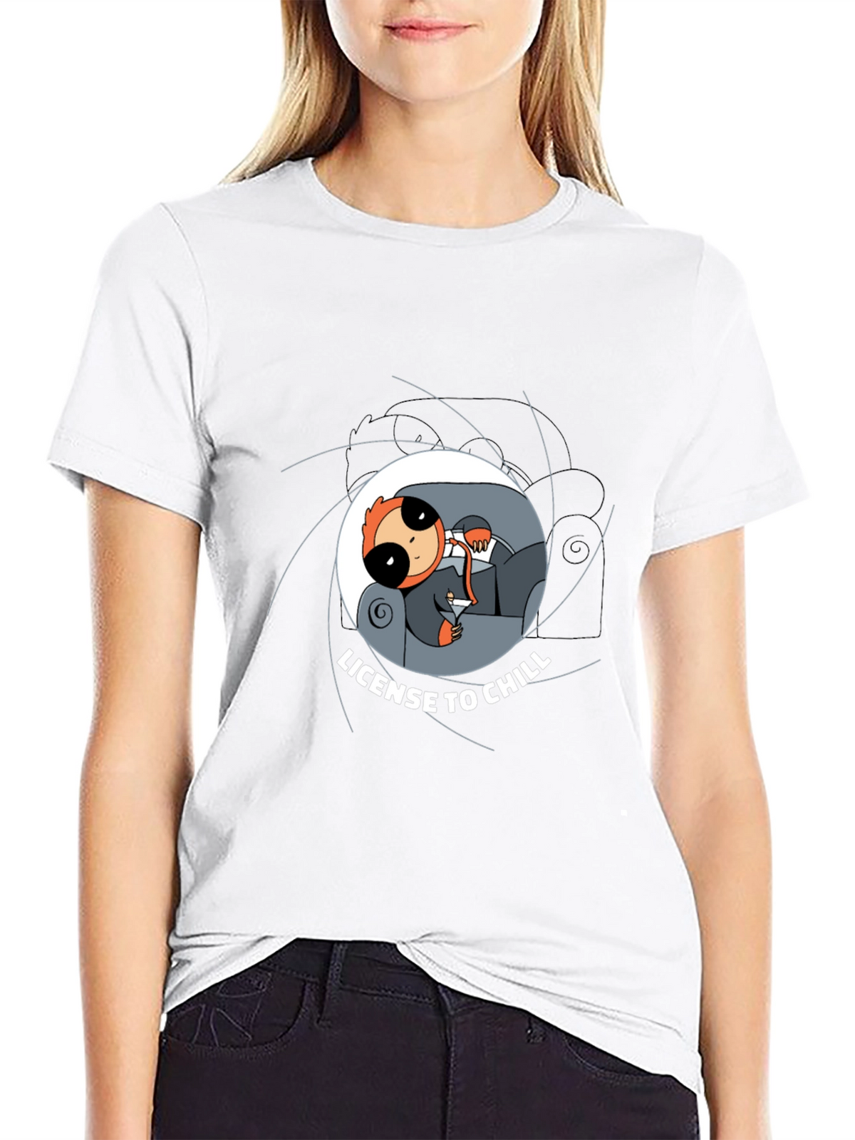 License to Chill Sloth T-Shirt - Relaxed Fit