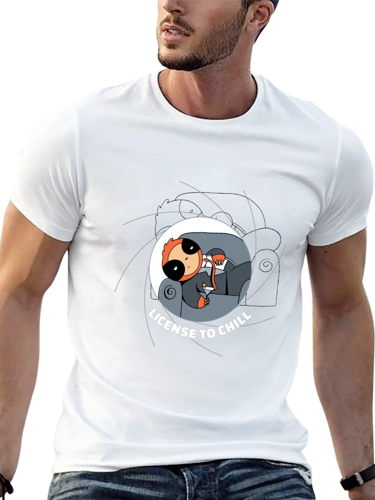 License to Chill Sloth T-Shirt - Relaxed Fit