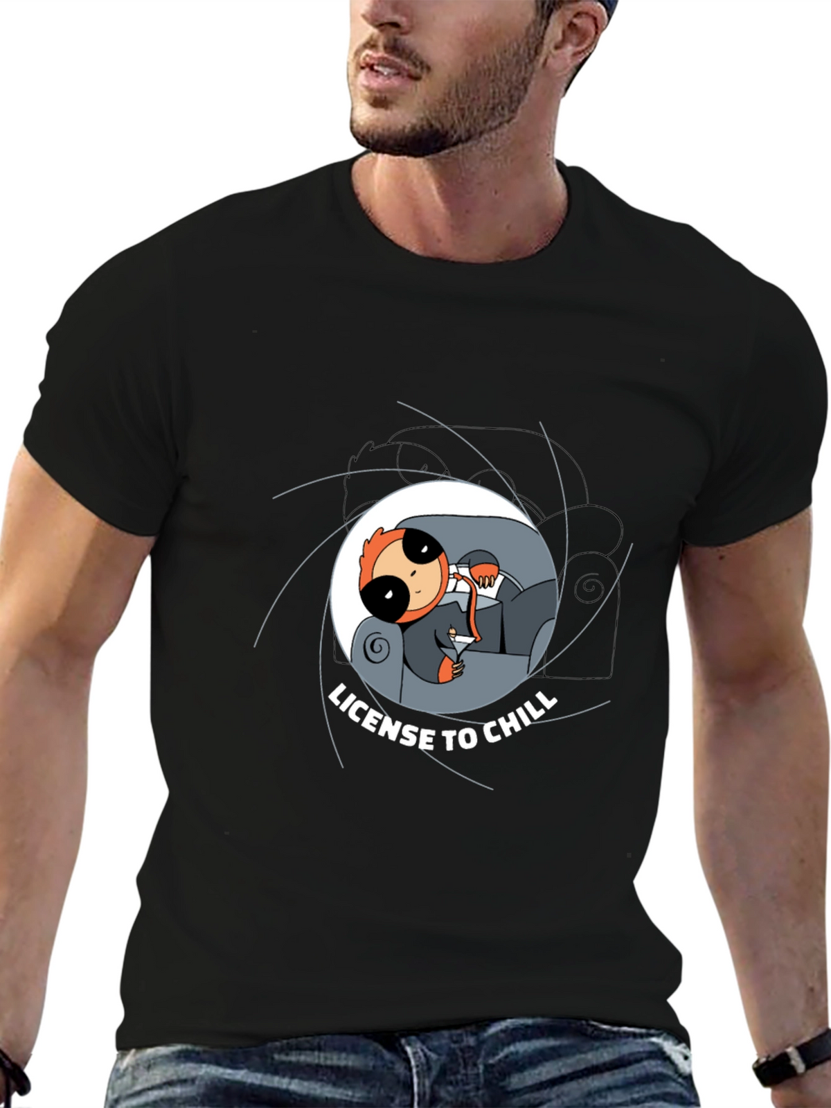 License to Chill Sloth T-Shirt - Relaxed Fit