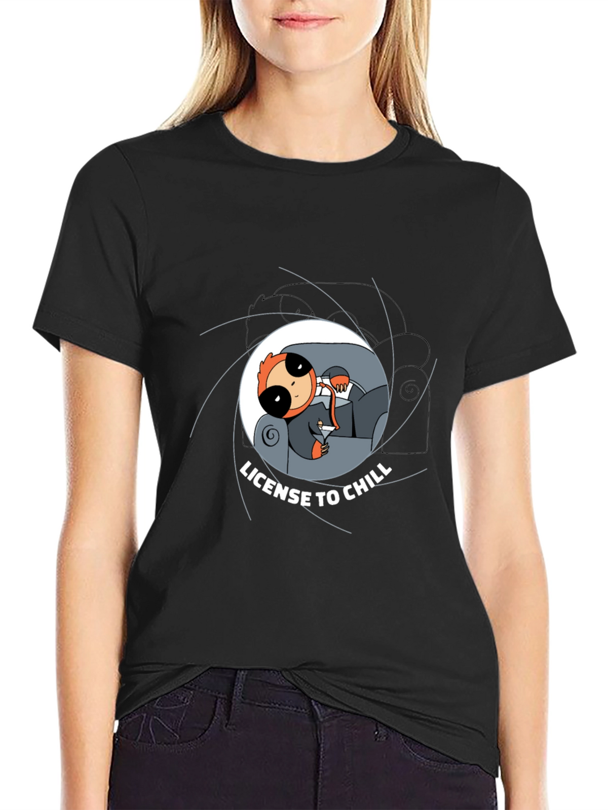 License to Chill Sloth T-Shirt - Relaxed Fit