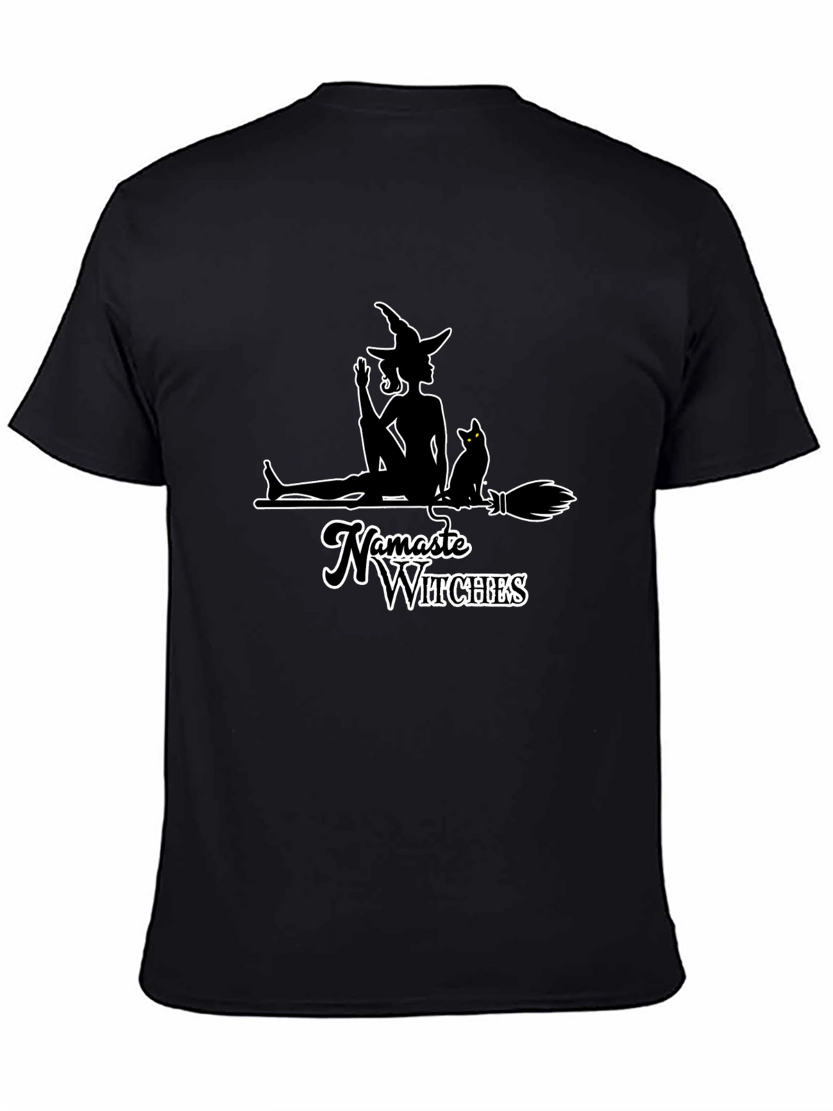 Namaste Witches Graphic Tee - Black