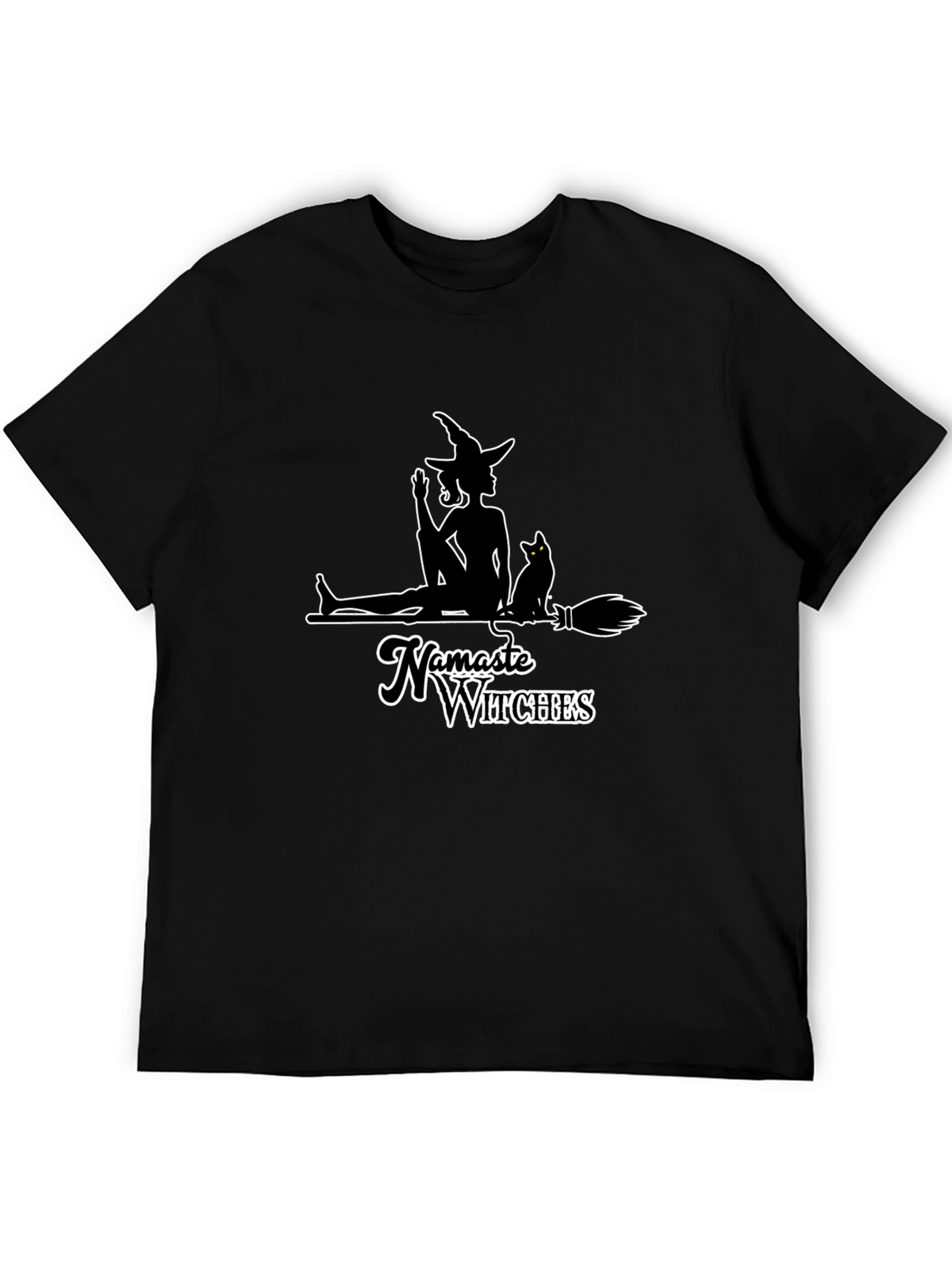 Namaste Witches Graphic Tee - Black