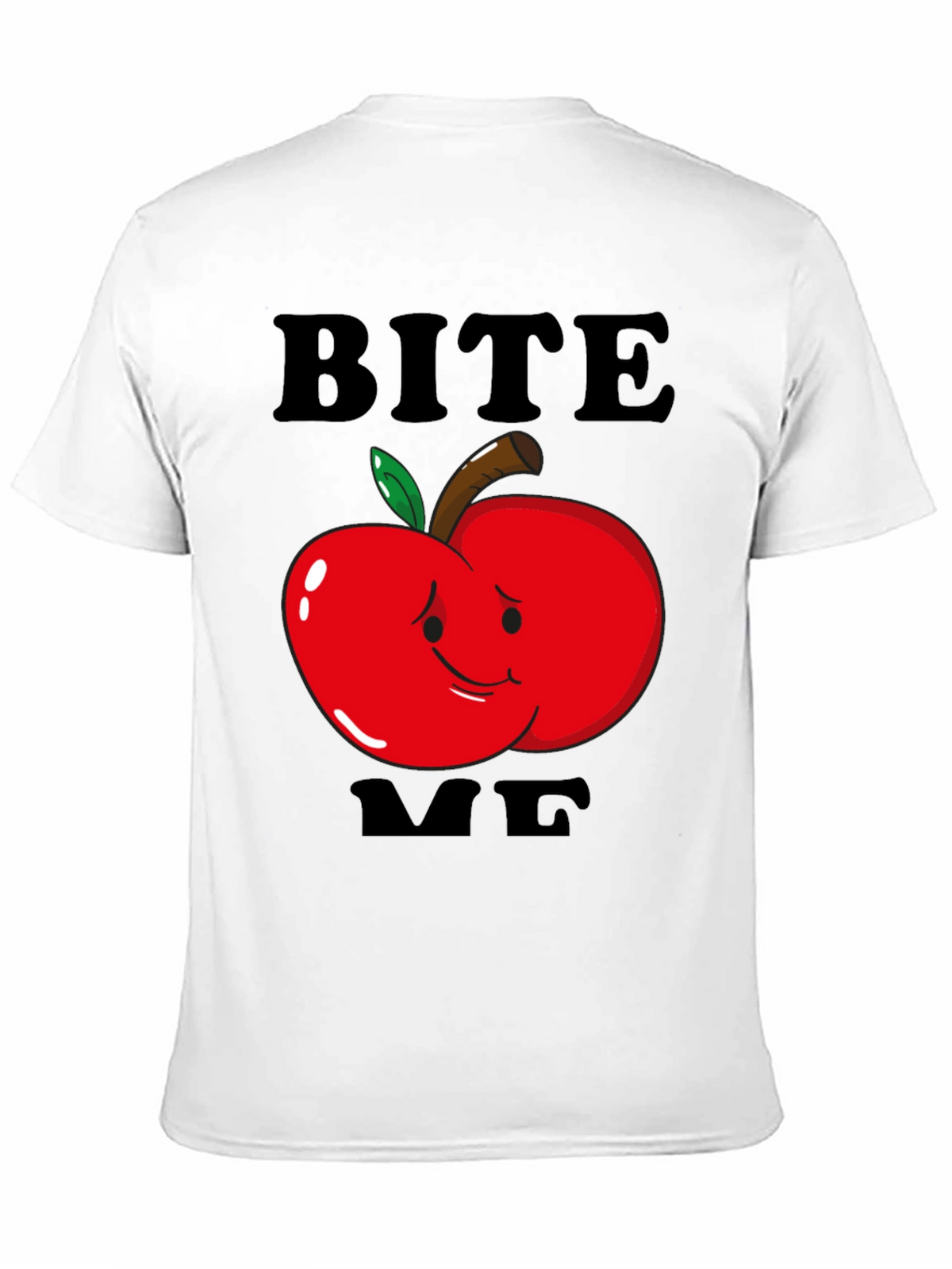 Bite Me Apple Graphic T-Shirt