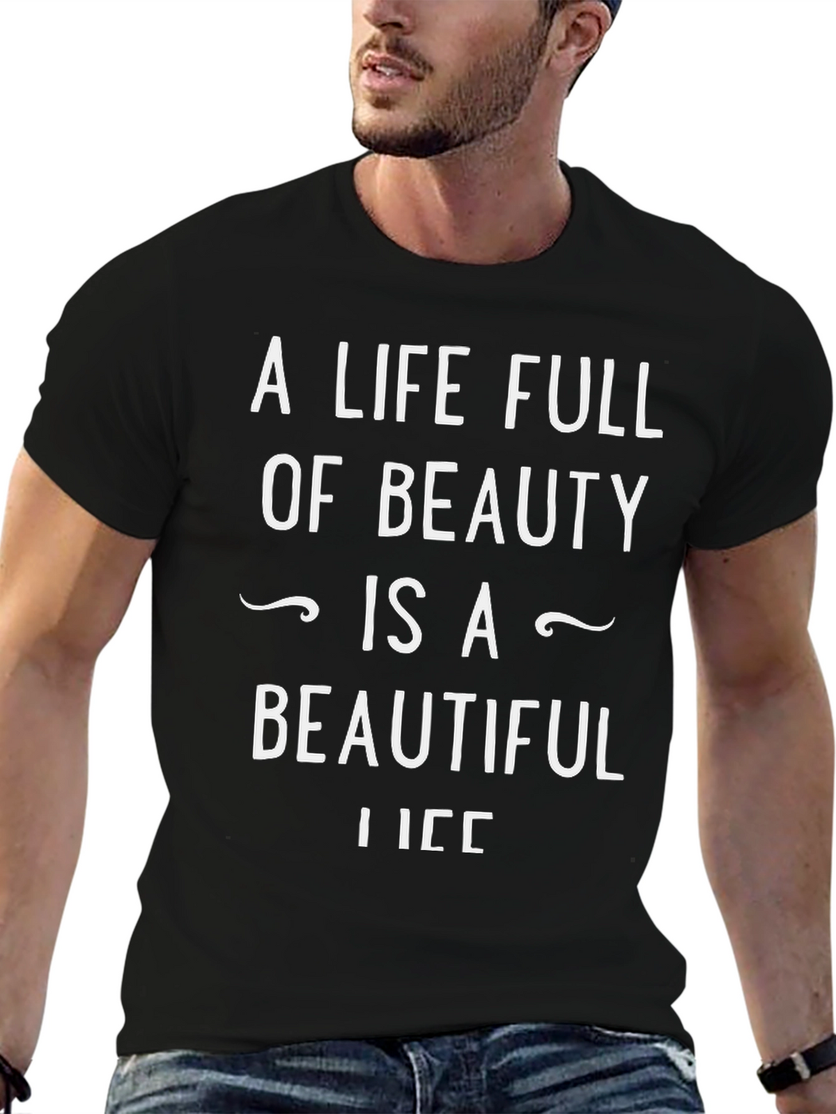 Life of Beauty Black T-Shirt