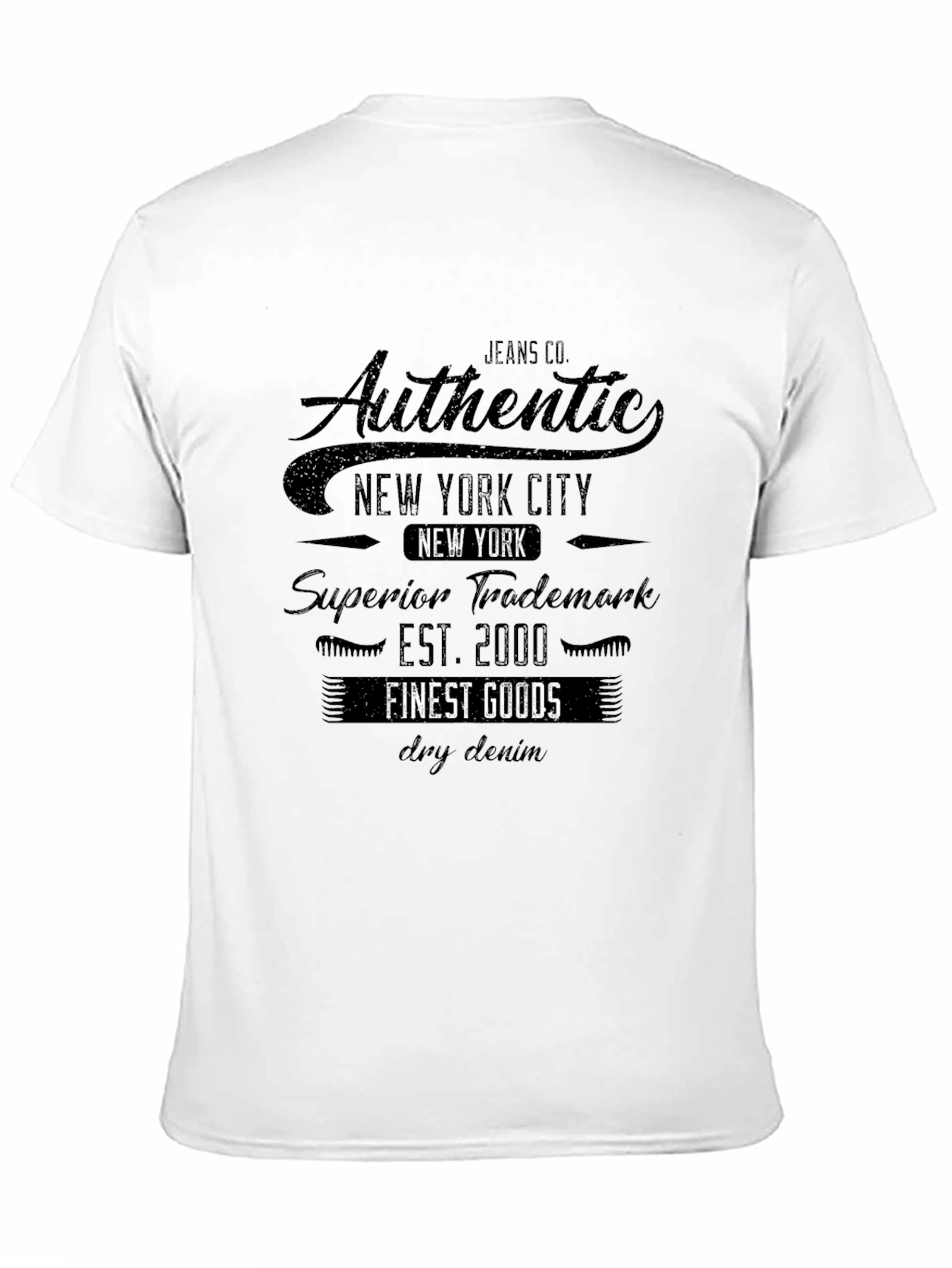 Authentic New York City Black T-Shirt