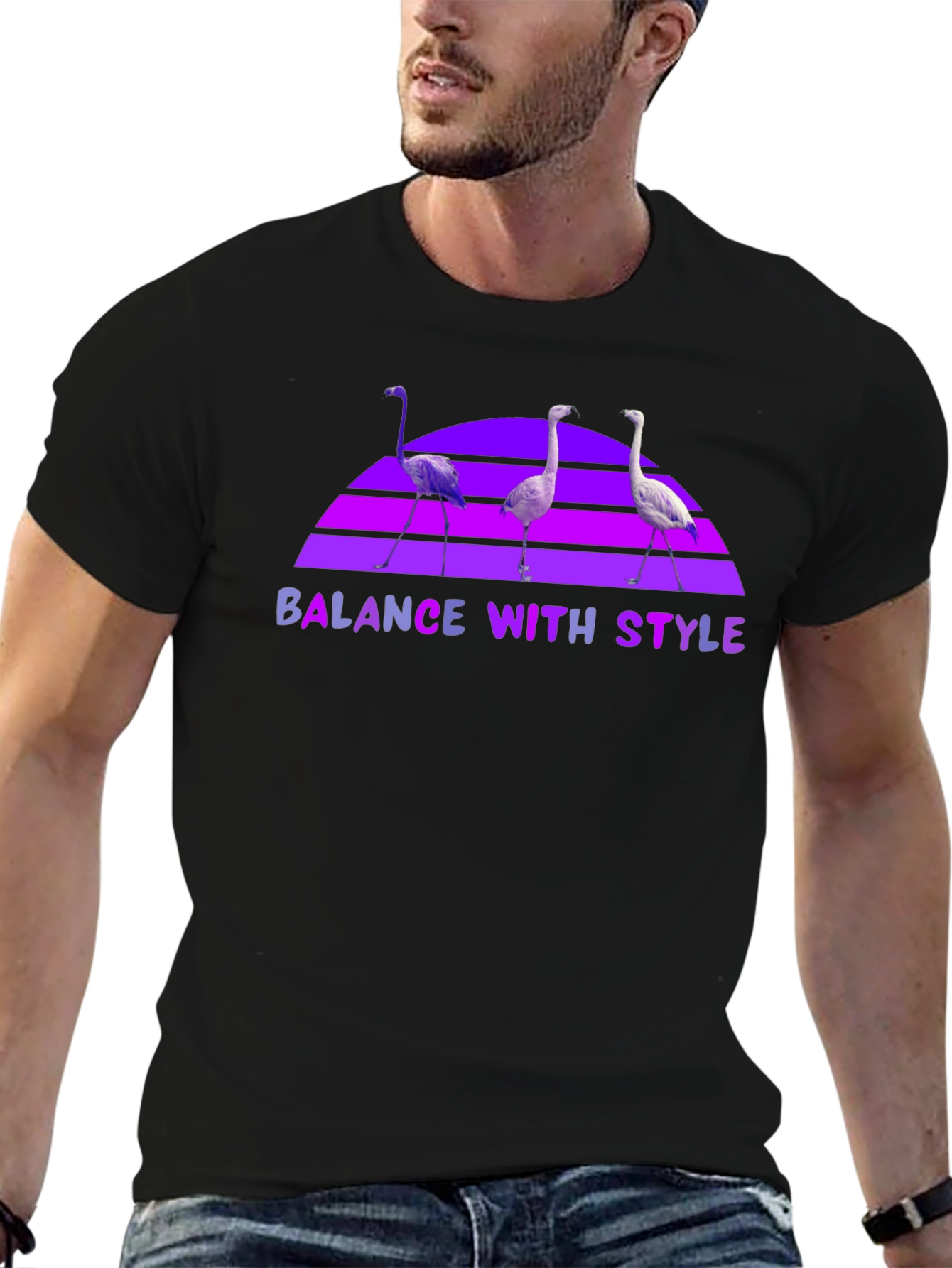 Balance With Style Flamingo T-Shirt