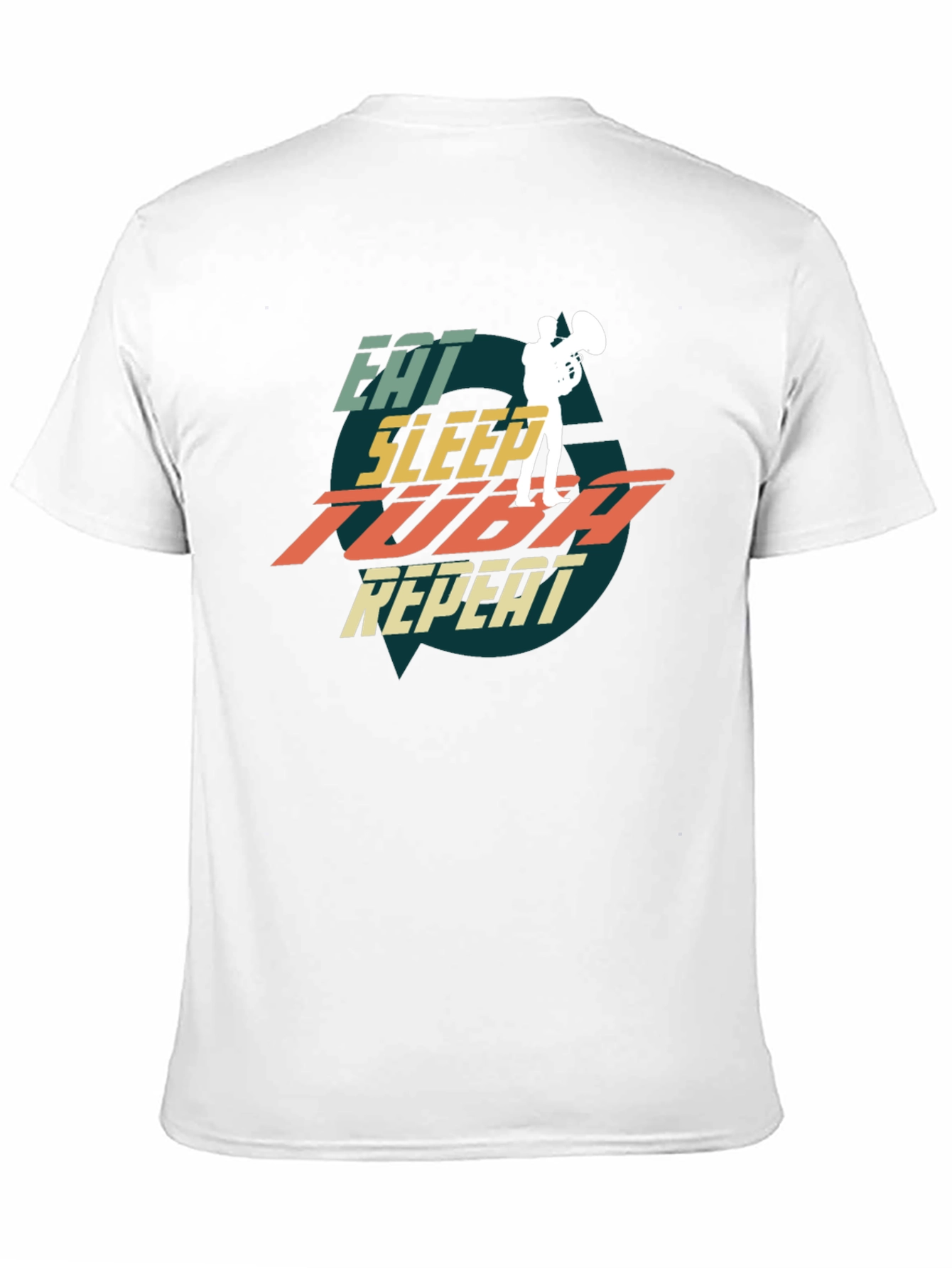 Eat Sleep Tuba Repeat Graphic Tee