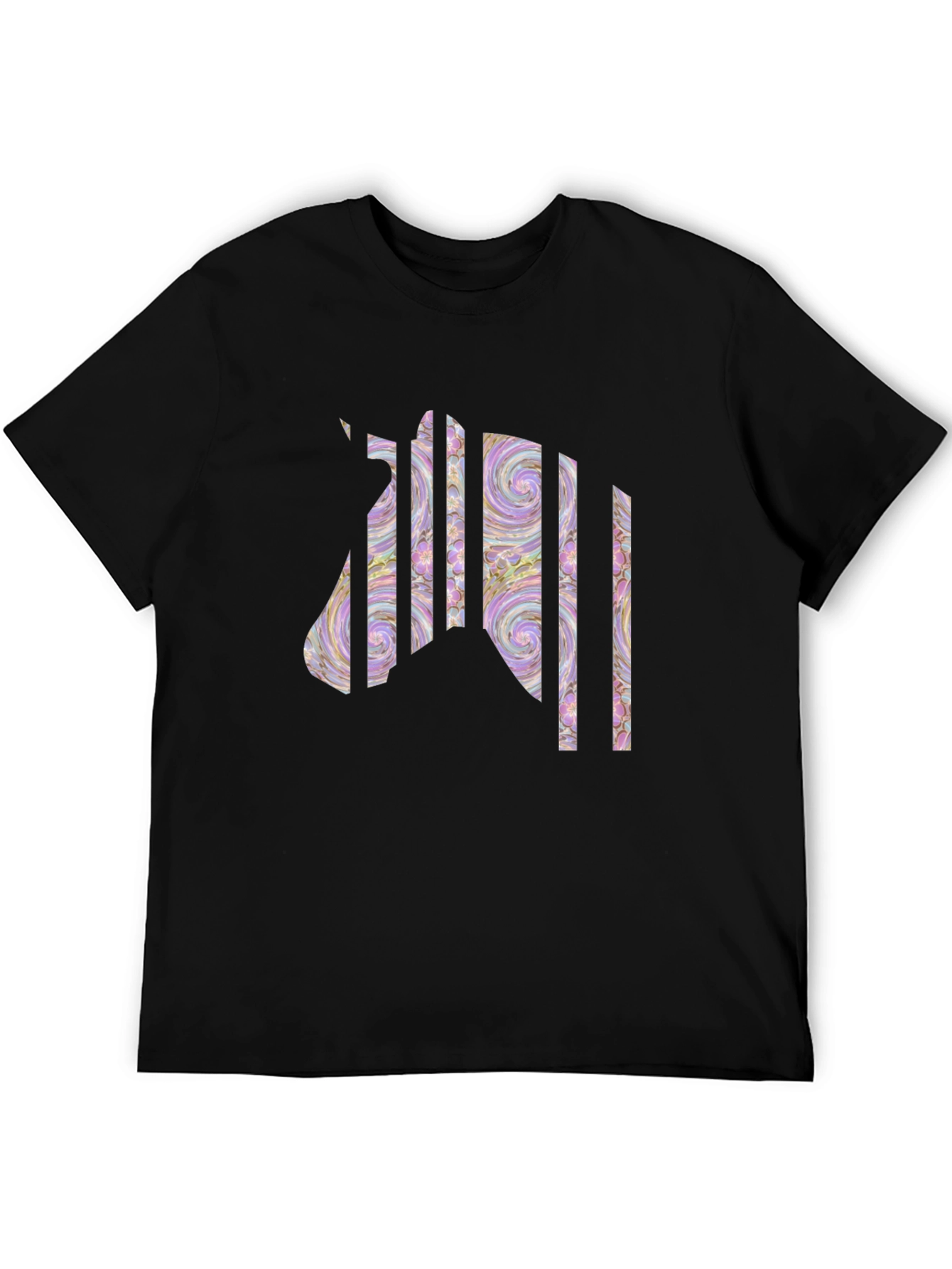 Abstract Zebra T-Shirt: Unique Graphic Tee