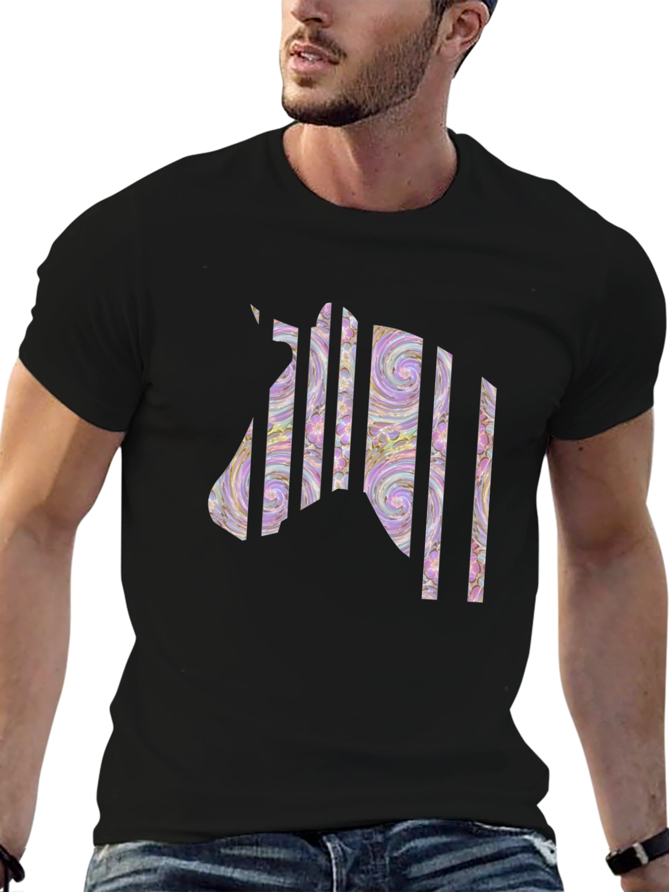 Abstract Zebra T-Shirt: Unique Graphic Tee