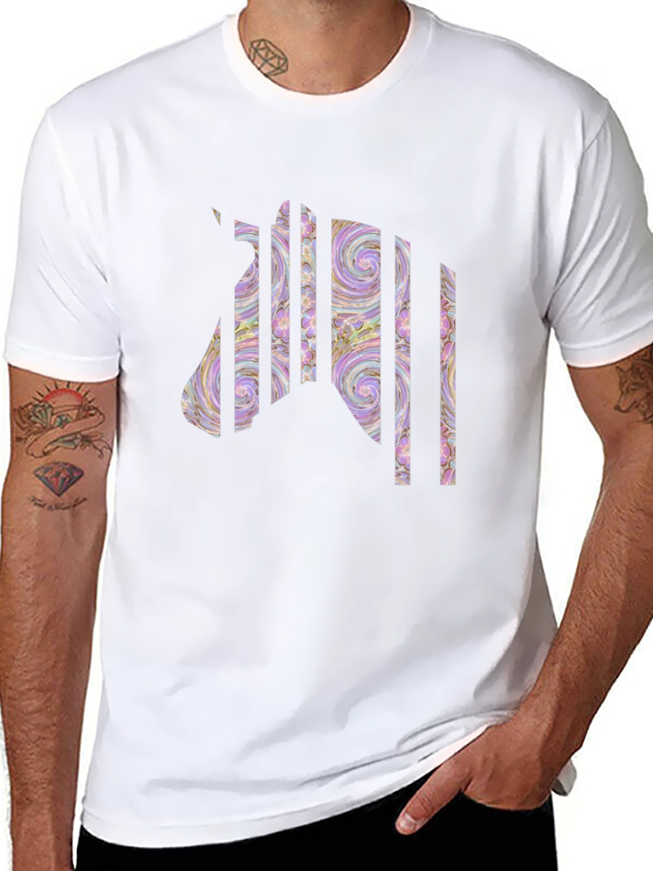 Abstract Zebra T-Shirt: Unique Graphic Tee