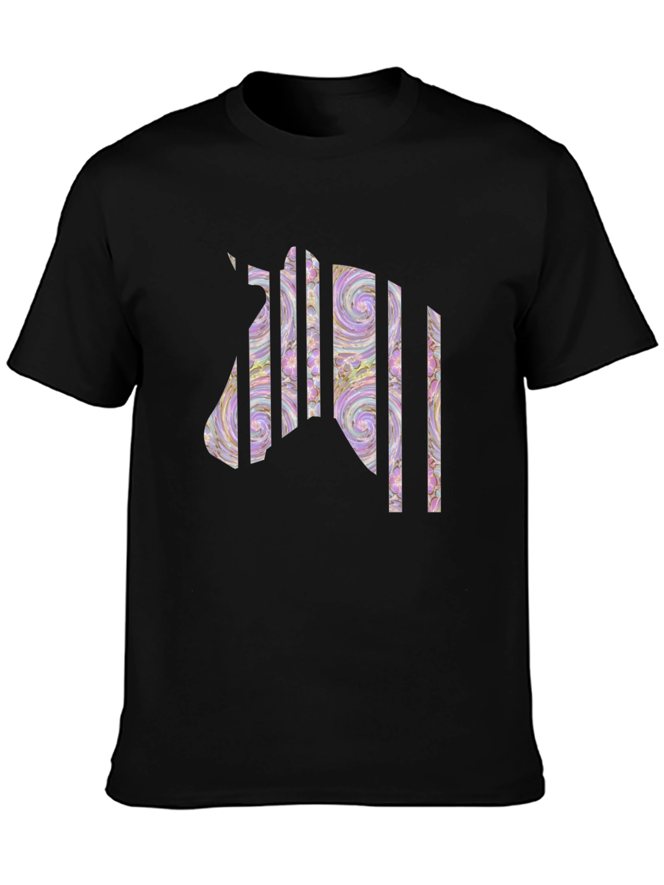 Abstract Zebra T-Shirt: Unique Graphic Tee
